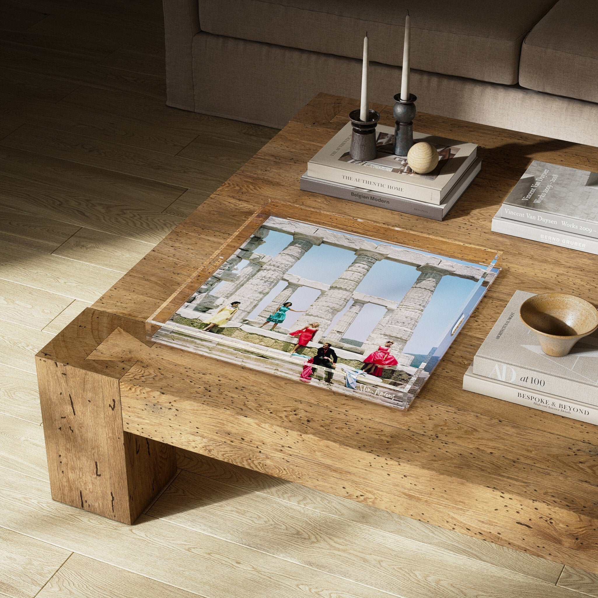 Dimitris Kritsas Tray By Slim Aarons