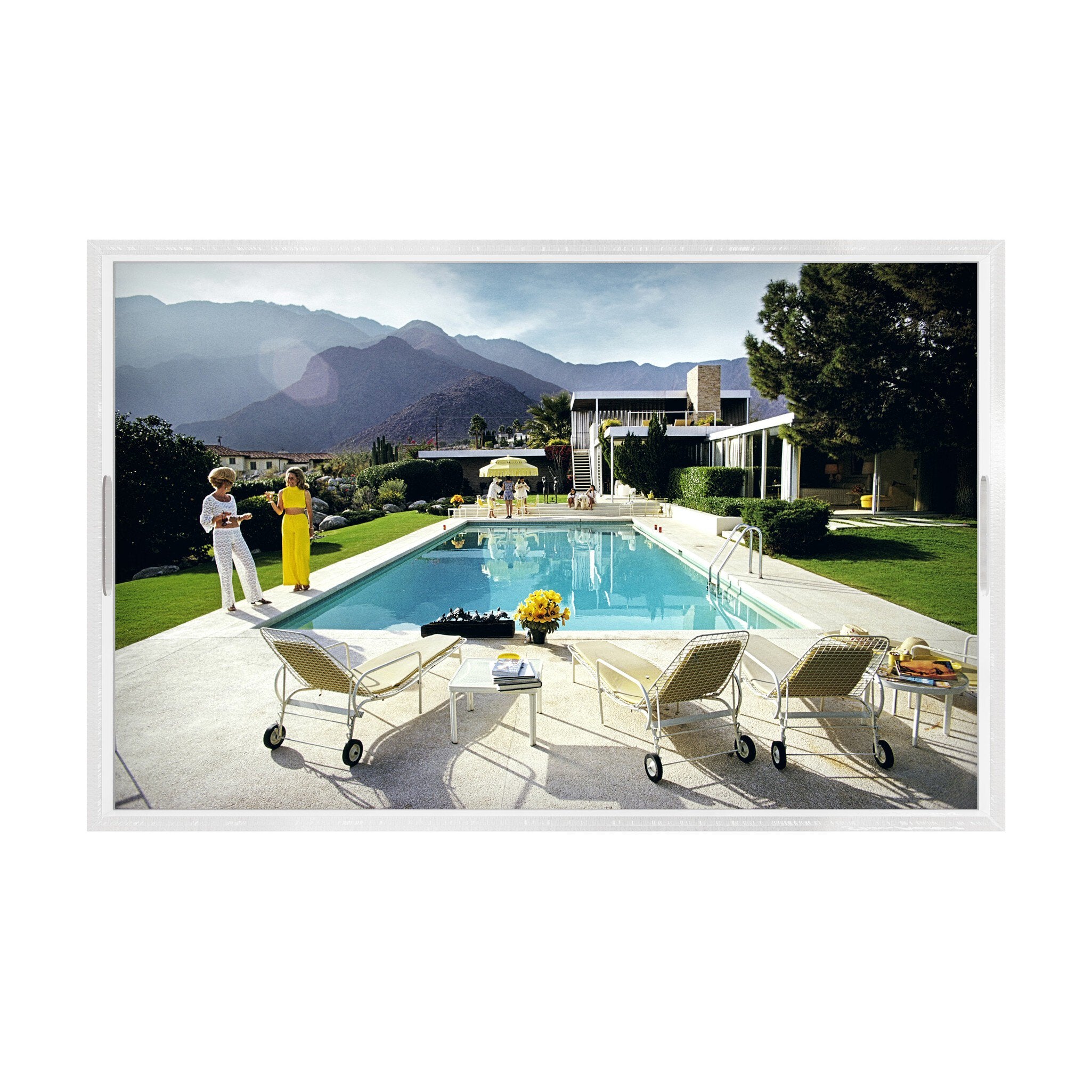 Palm Springs Pool Tray By Slim Aarons