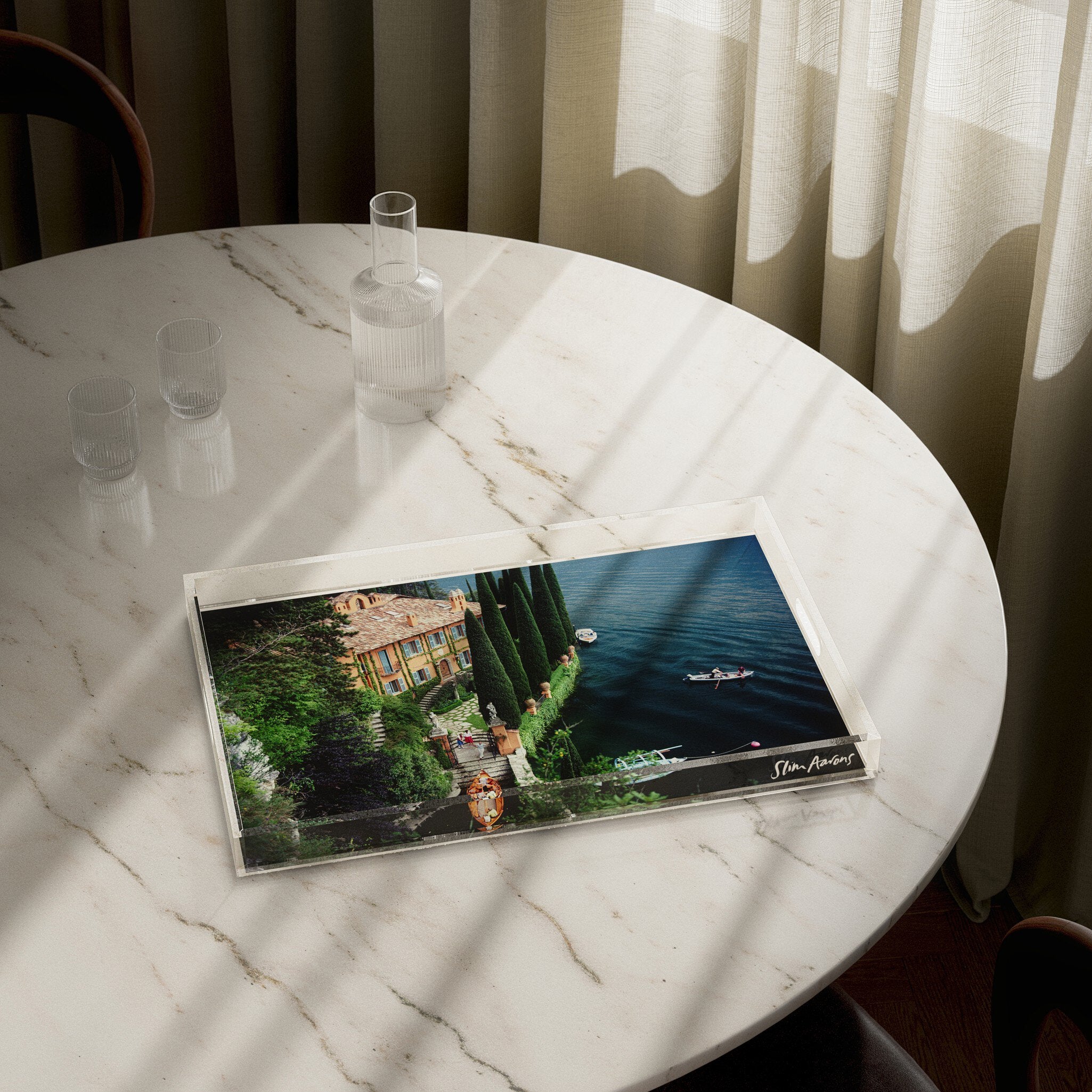 Giacomo Montegazza Tray By Slim Aarons