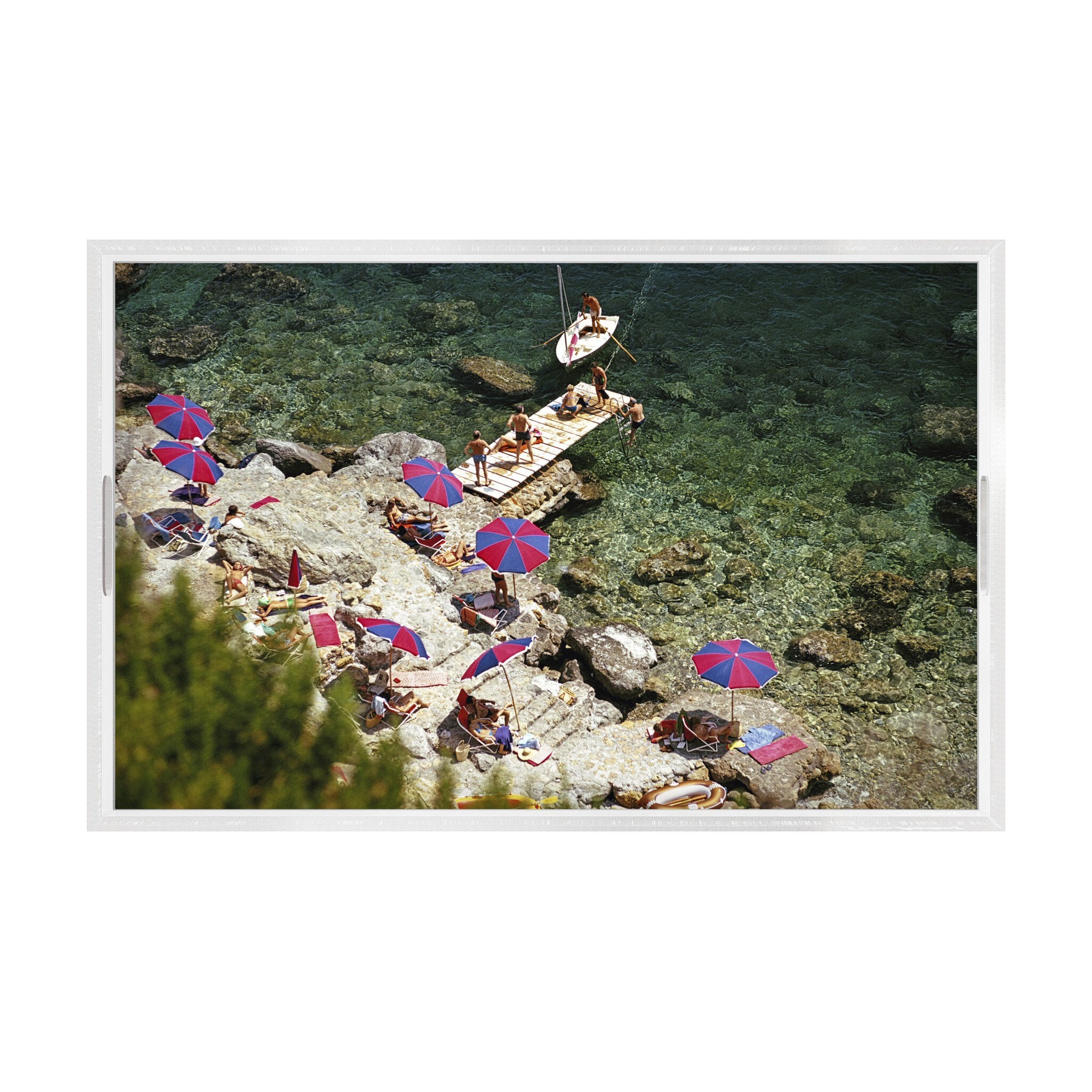 Il Pelicano Beach Tray By Slim Aarons