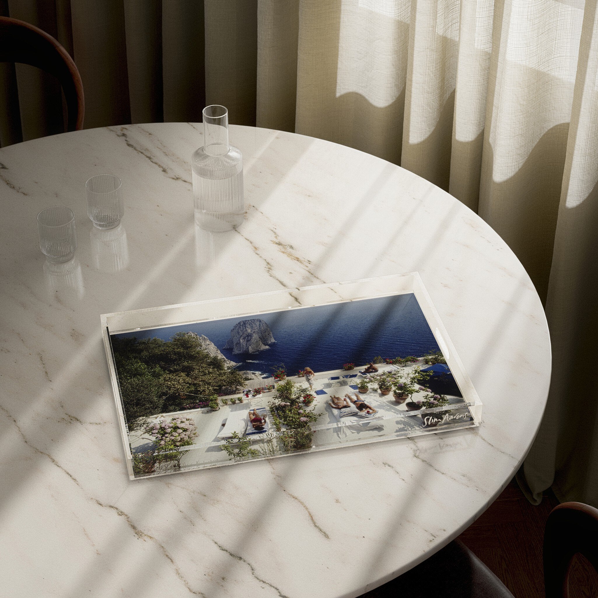 Ii Canille Tray By Slim Aarons