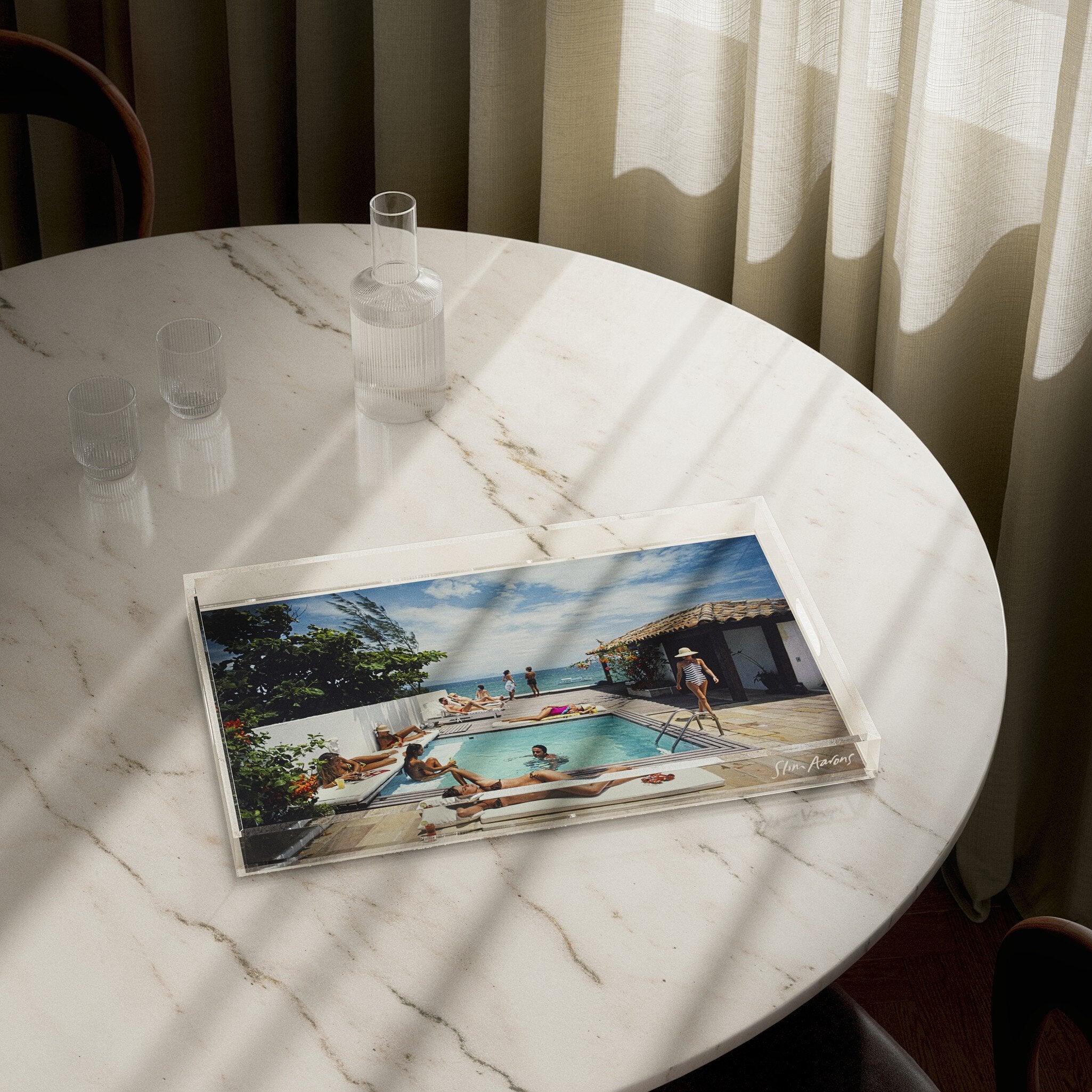 Buzios Tray By Slim Aarons