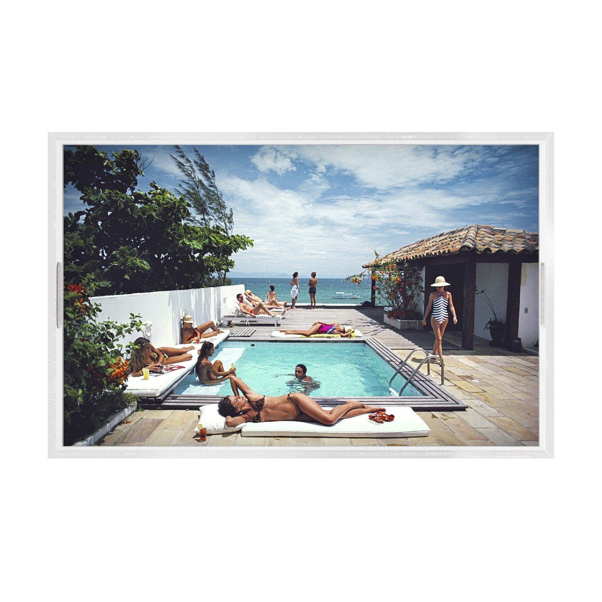 Buzios Tray By Slim Aarons