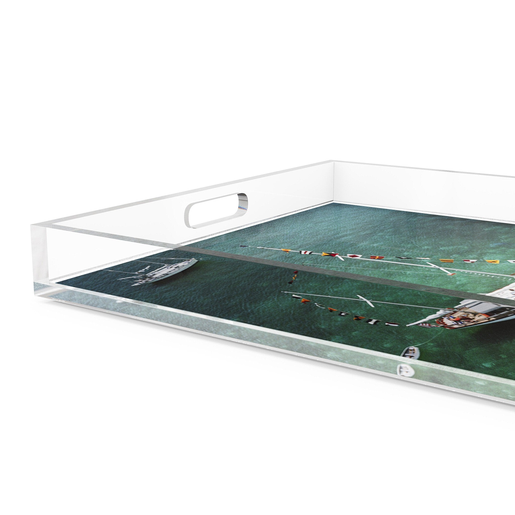 Charter Ketch Tray By Slim Aarons