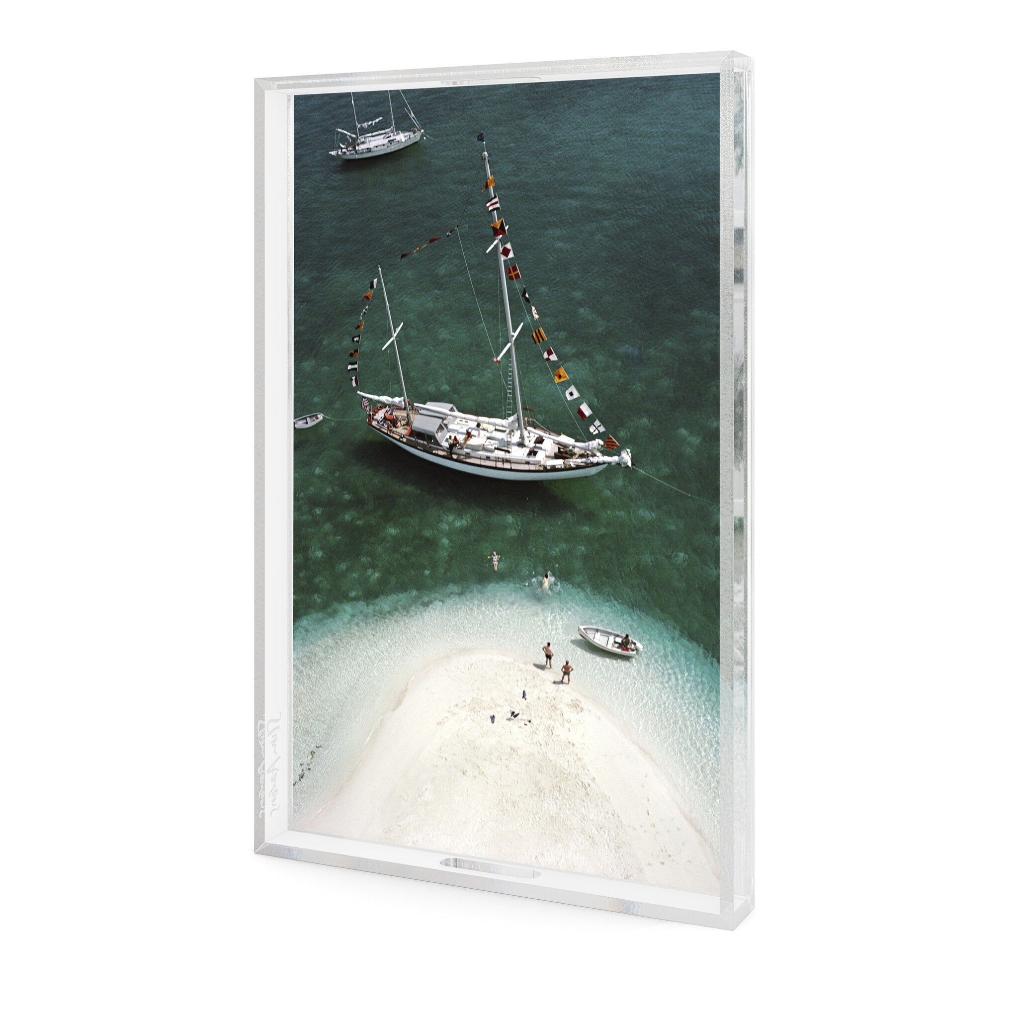 Charter Ketch Tray By Slim Aarons