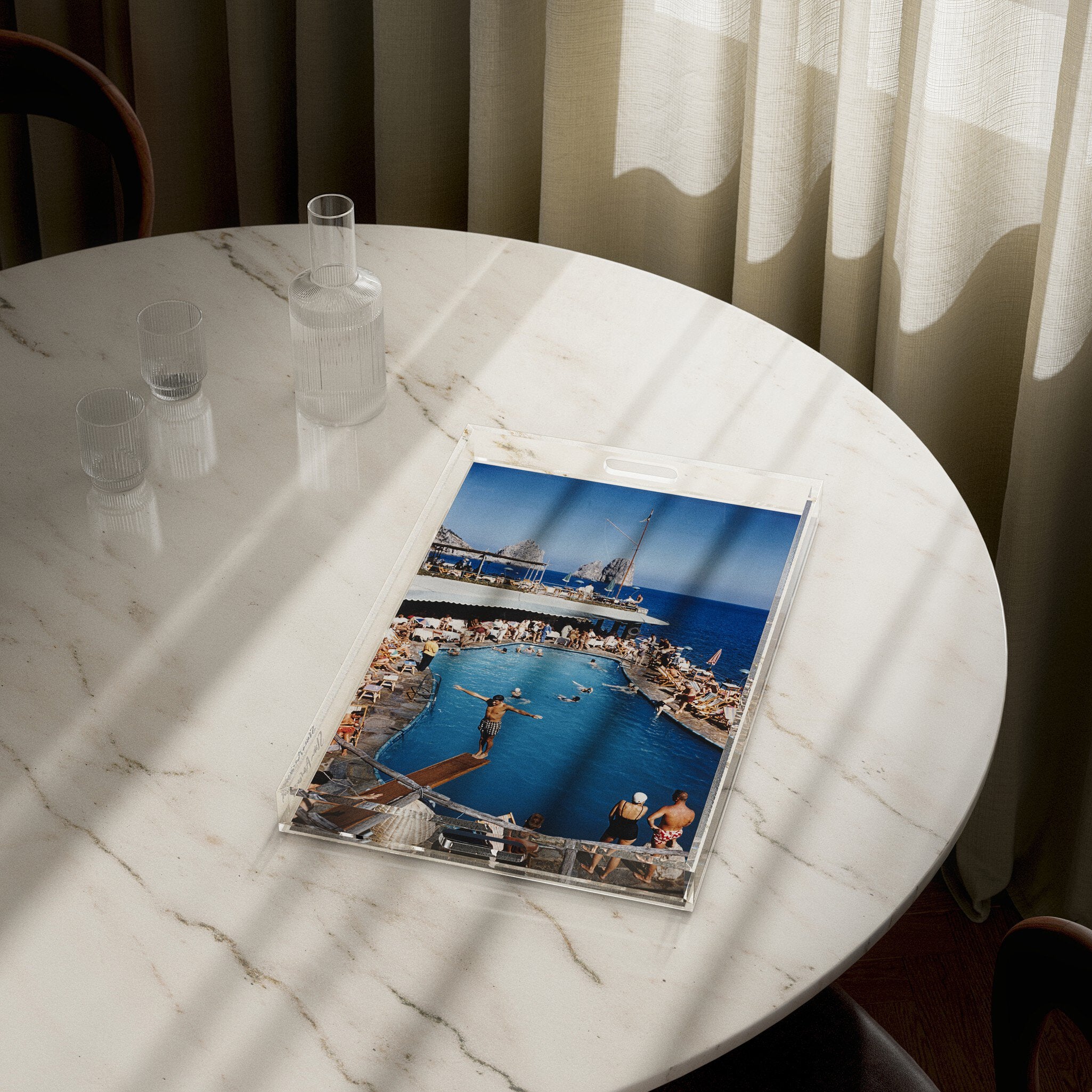 Marina Piccola Tray By Slim Aarons