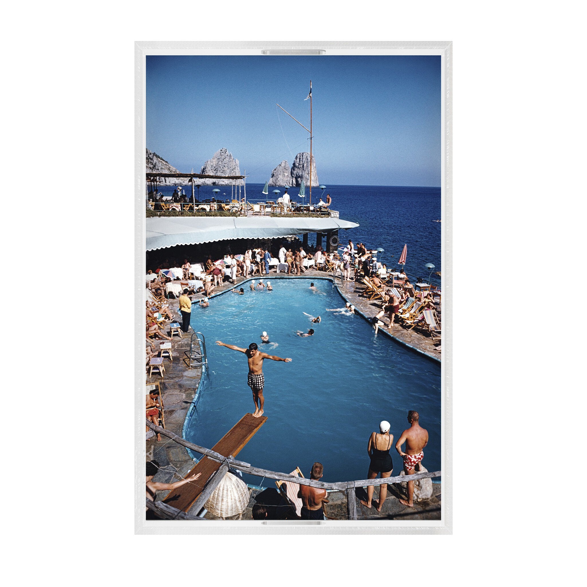 Marina Piccola Tray By Slim Aarons