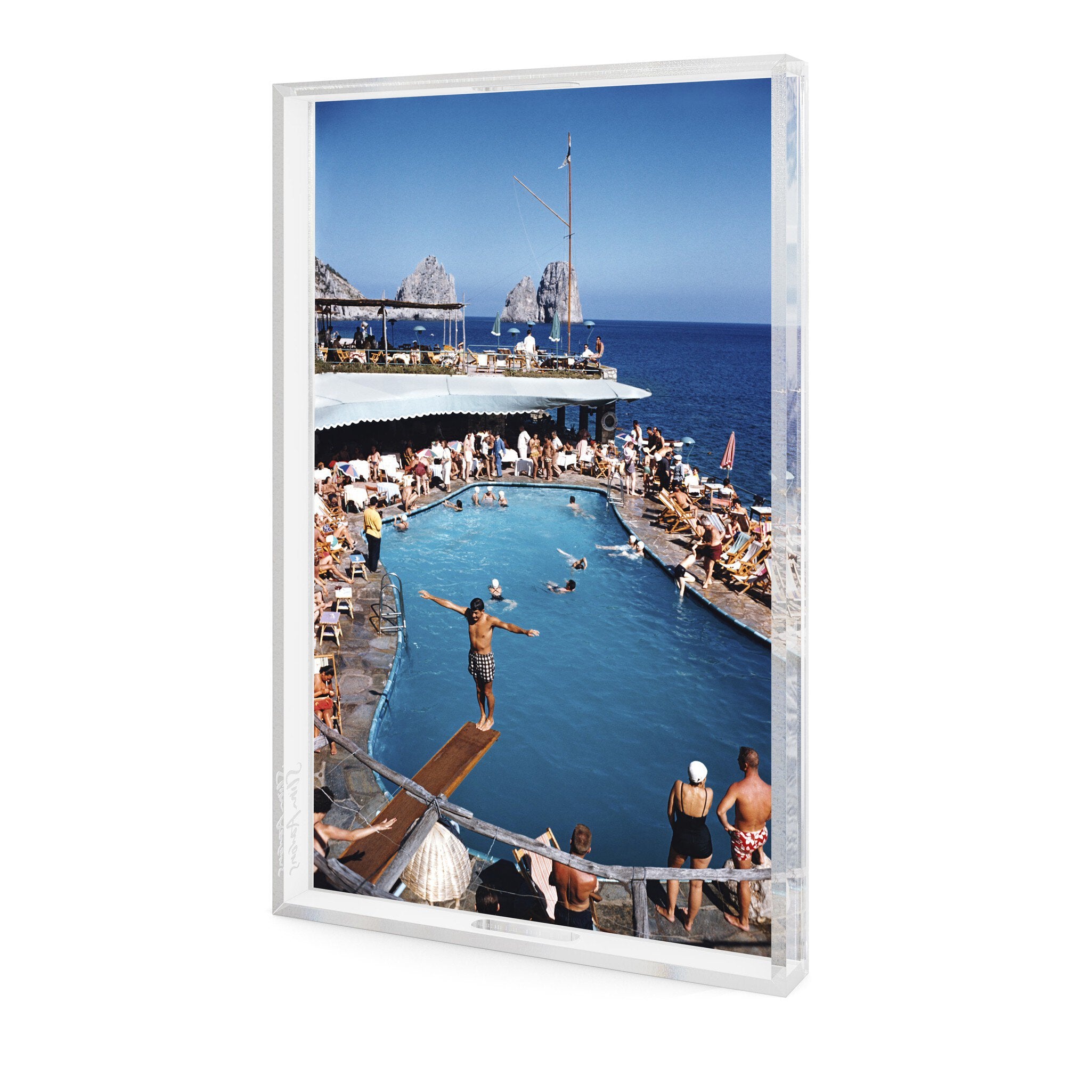 Marina Piccola Tray By Slim Aarons