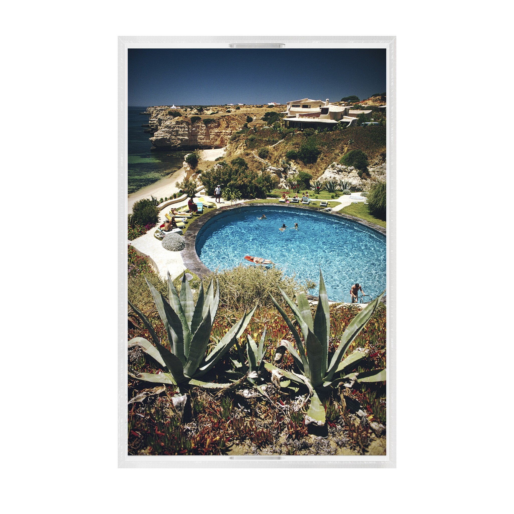 Algarve Hotel Pool Tray By Slim Aarons