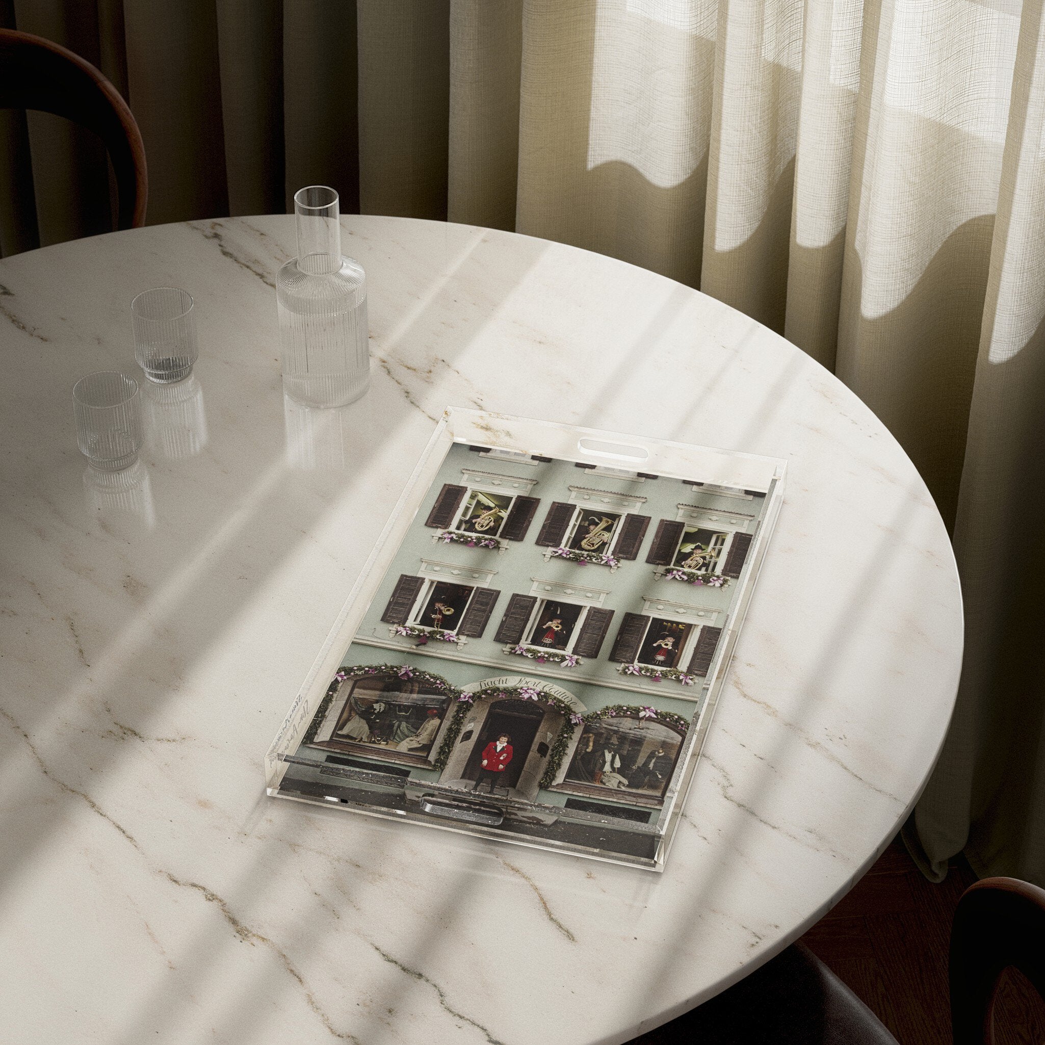 Trachten Sport Couture Tray By Slim Aarons