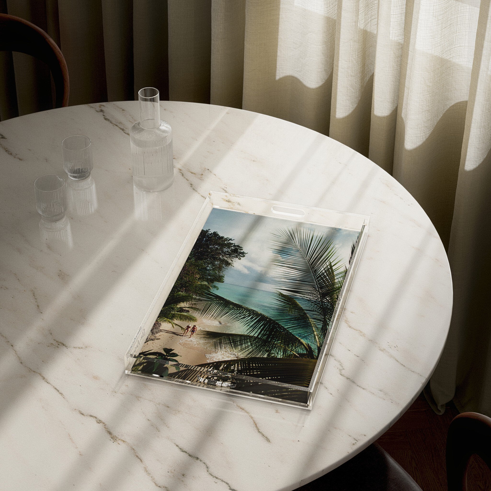 Barbados Beach Tray By Slim Aarons