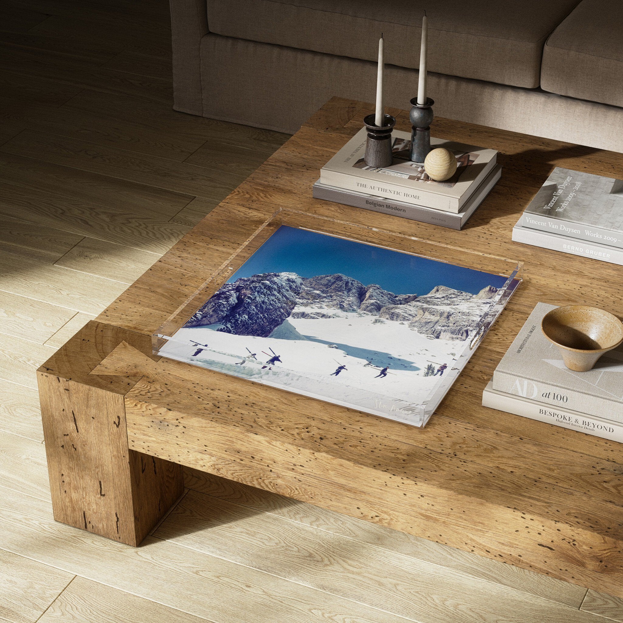 Cortina D'Ampezzo Tray By Slim Aarons