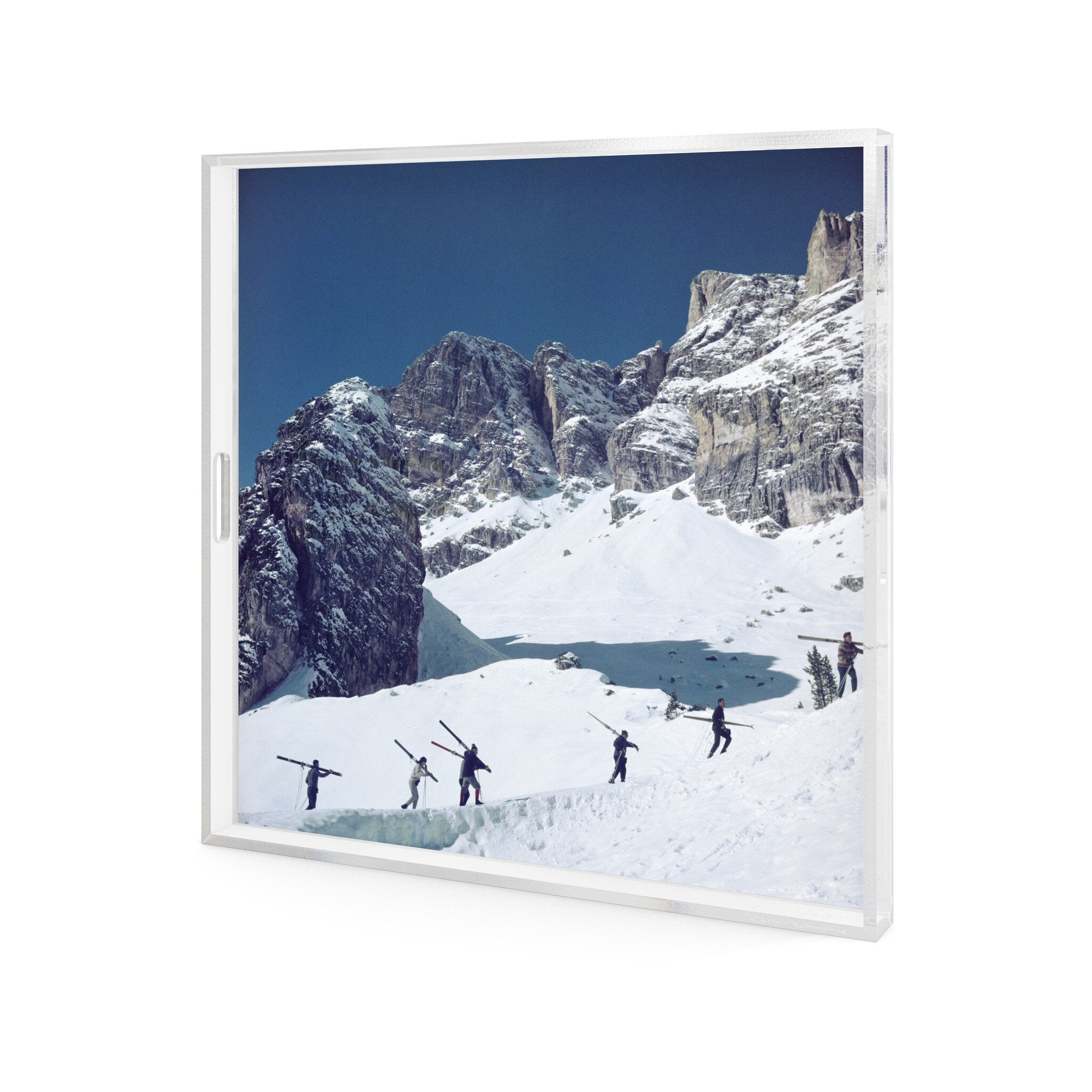 Cortina D'Ampezzo Tray By Slim Aarons