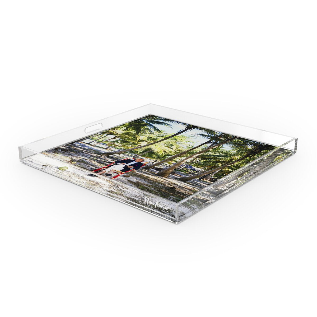 Abaco Islander Tray By Slim Aarons