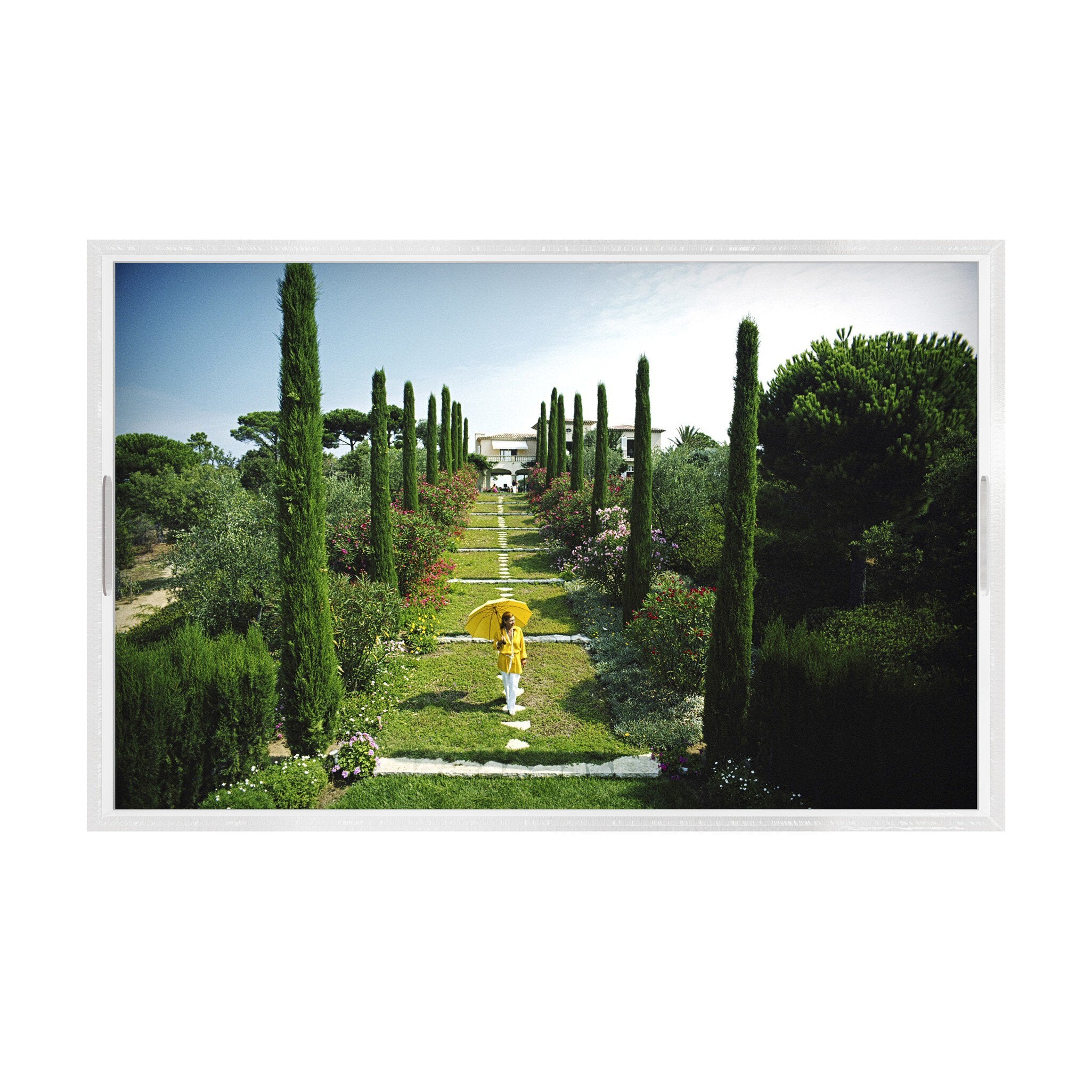 Les Sophores Tray By Slim Aarons
