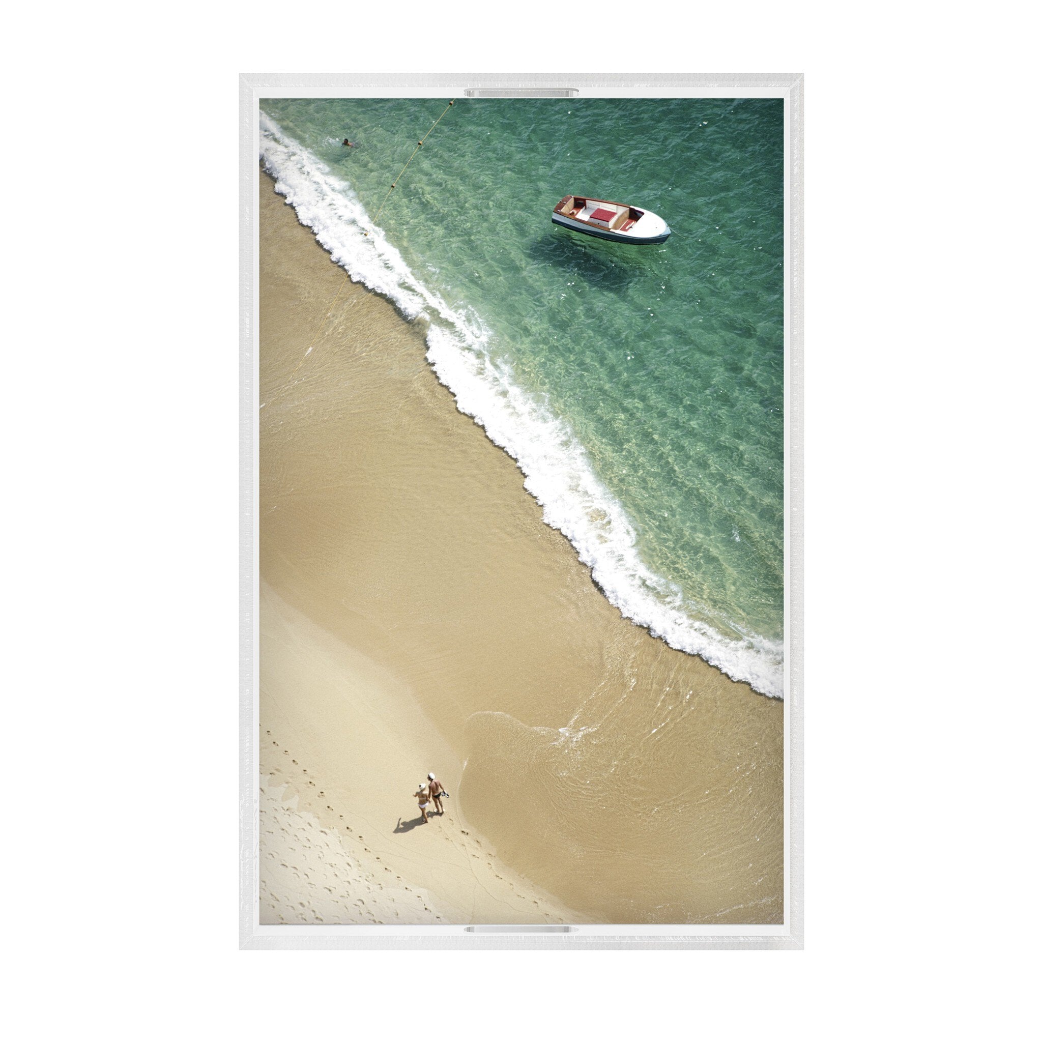 Caleta Beach Tray By Slim Aarons