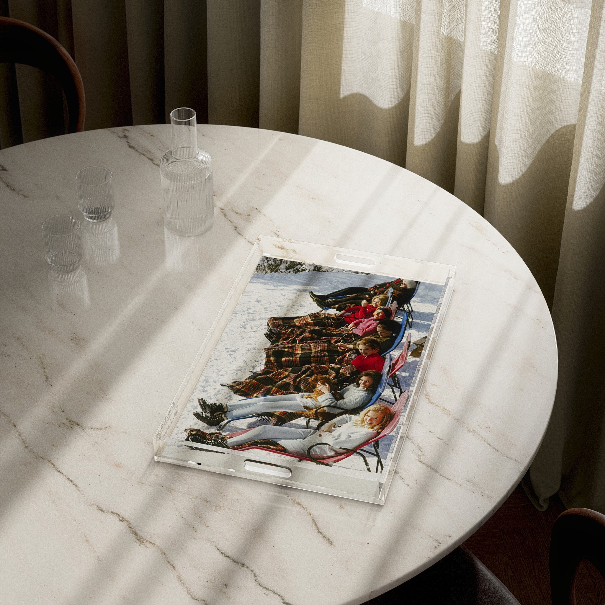 Apres Ski Tray By Slim Aarons