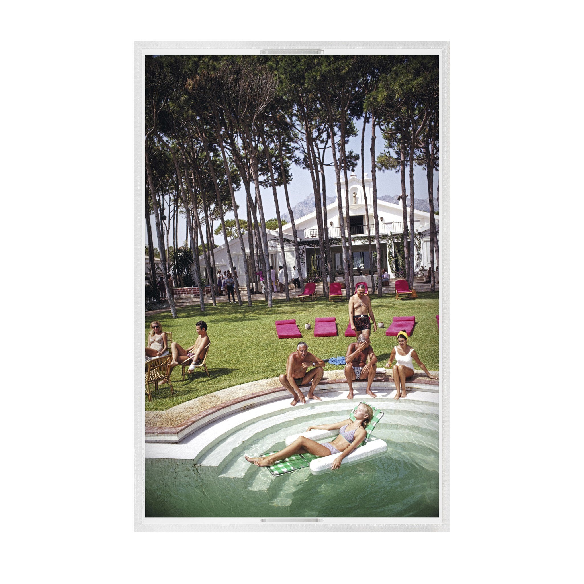Marbella House Party Tray By Slim Aarons