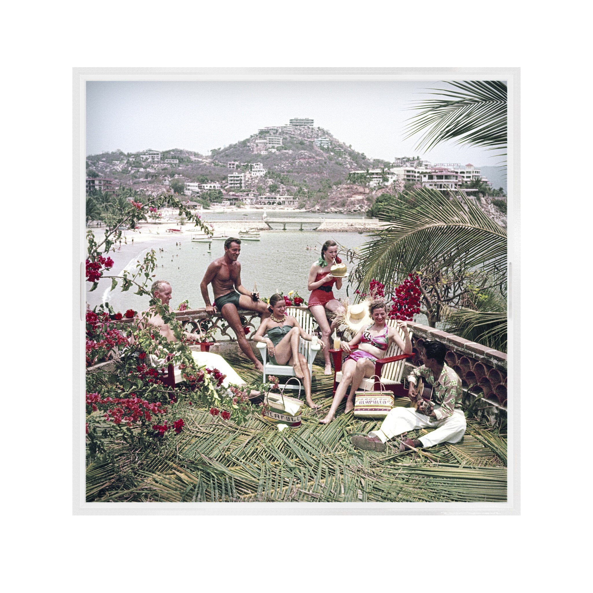 Acapulco Afternoon Tray By Slim Aarons