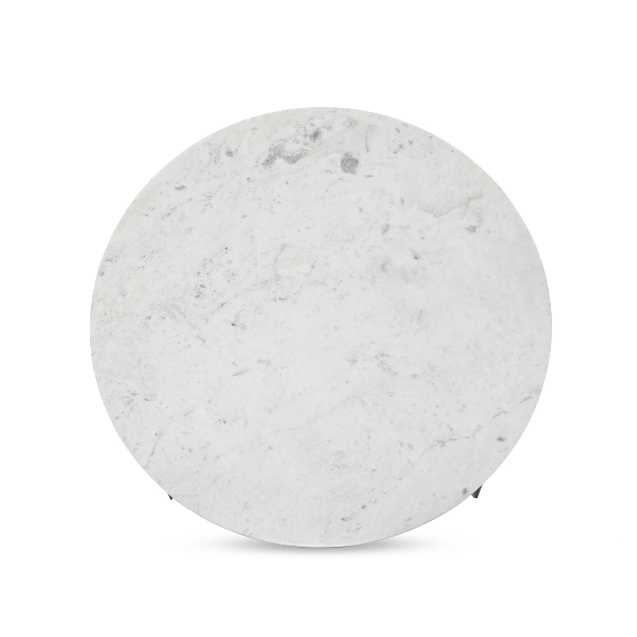 Marble Round Coffee Table With Iron