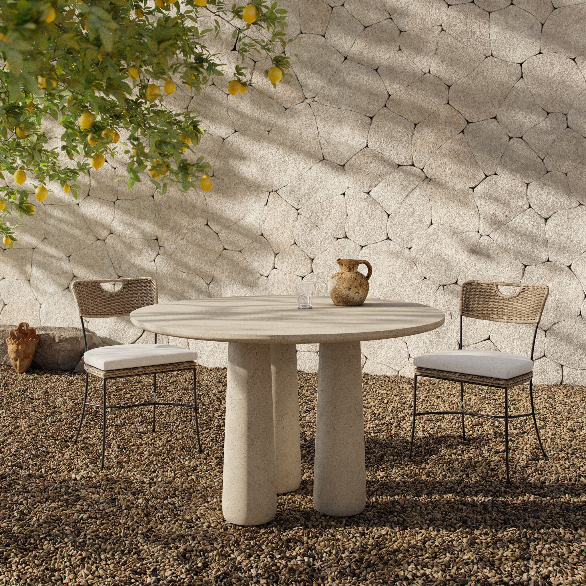 Rye Outdoor Dining Table-48"