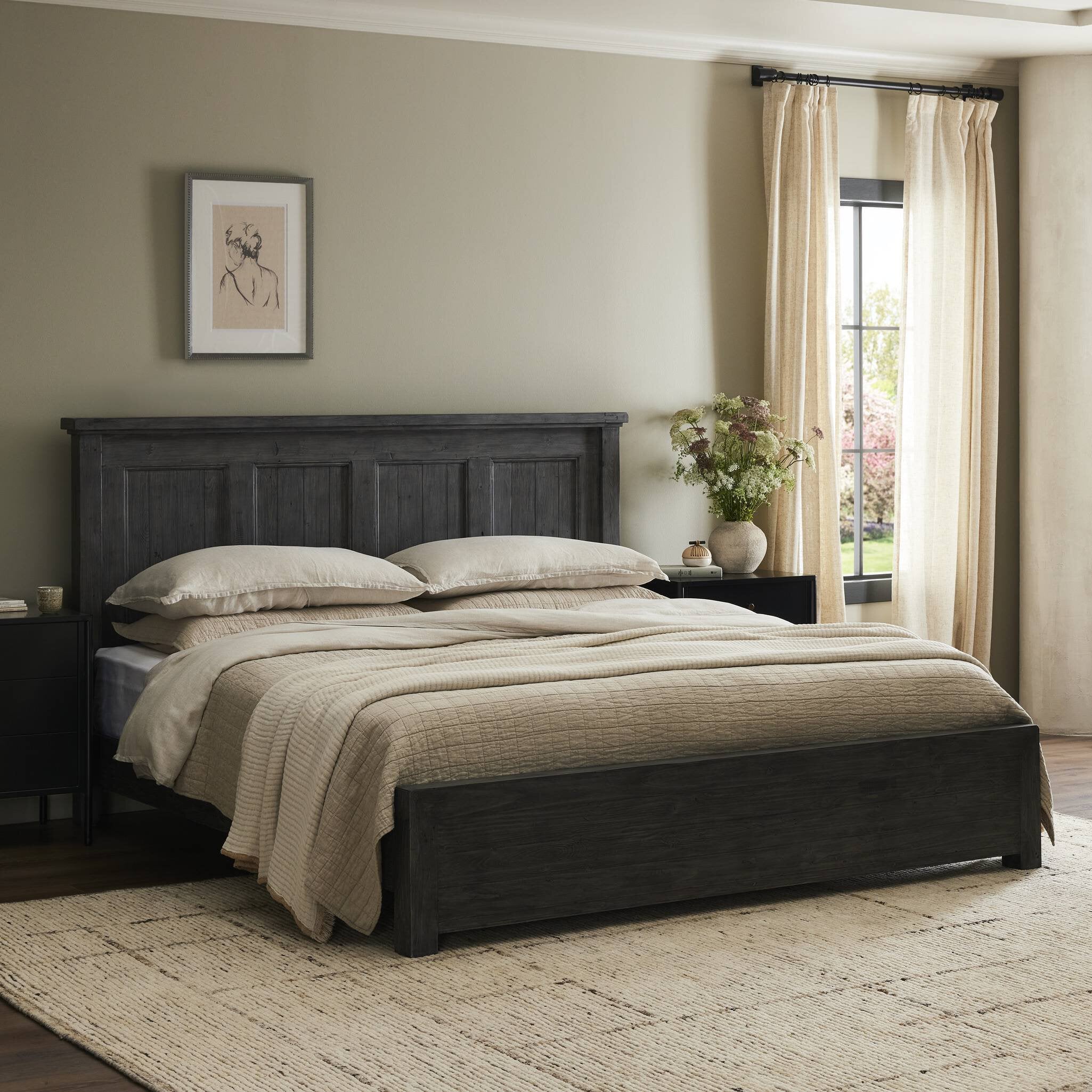 Irish Coast Box Bed With Low Footboard
