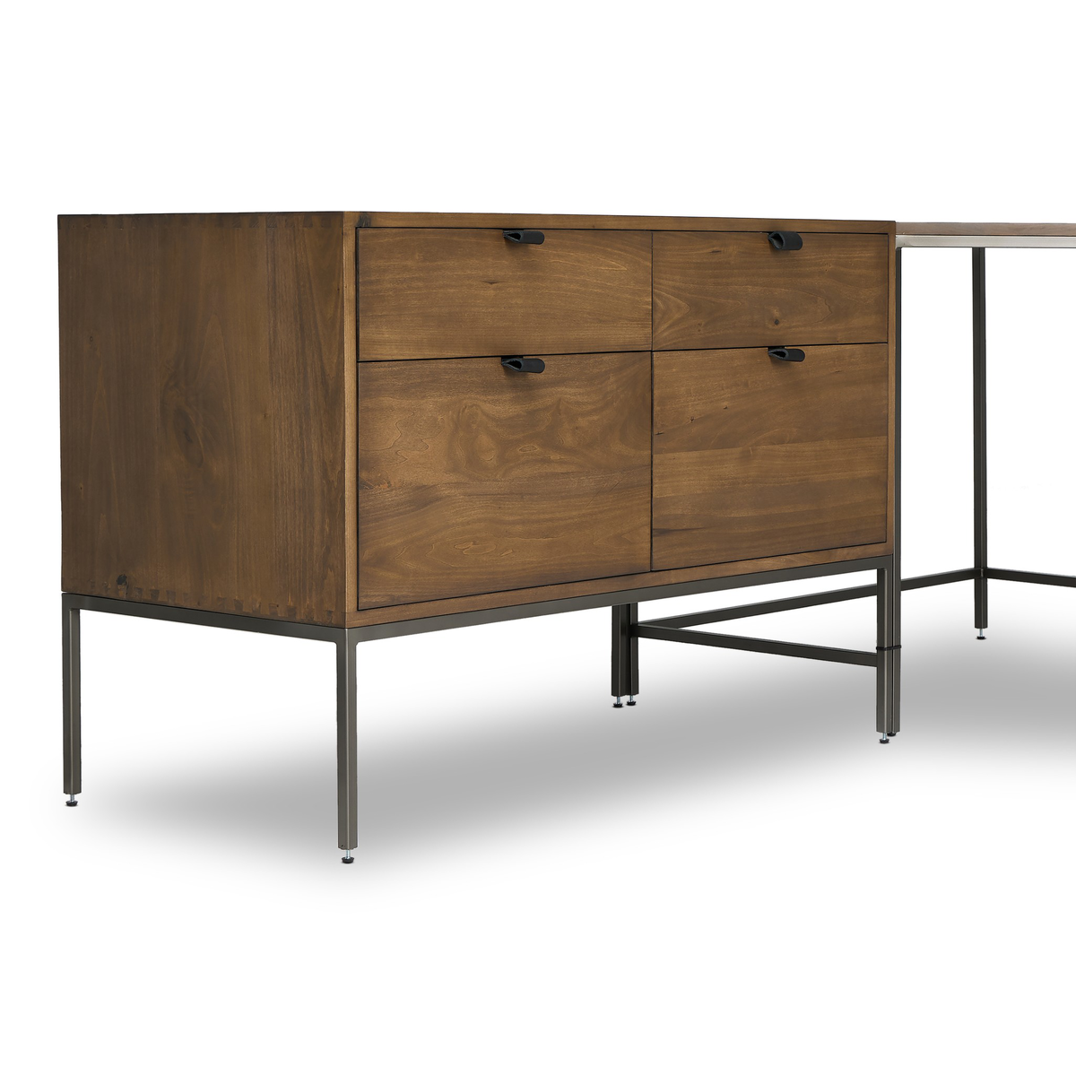 Trey Wide Filing Cabinet Desk System by Four Hands