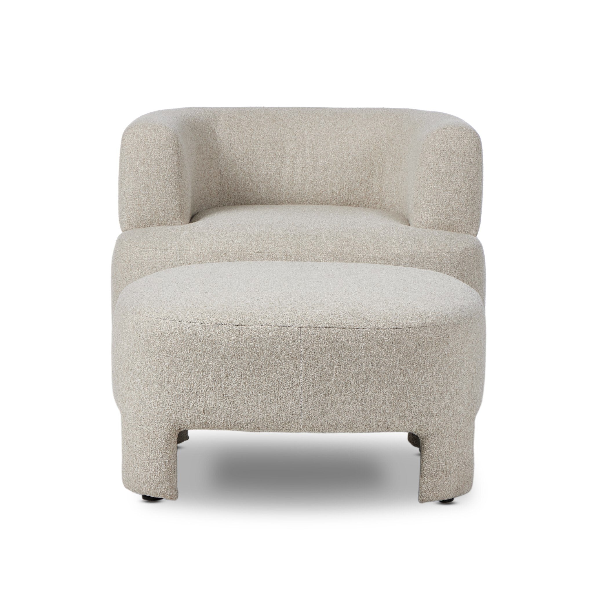 Olvera Chair W/ Ottoman