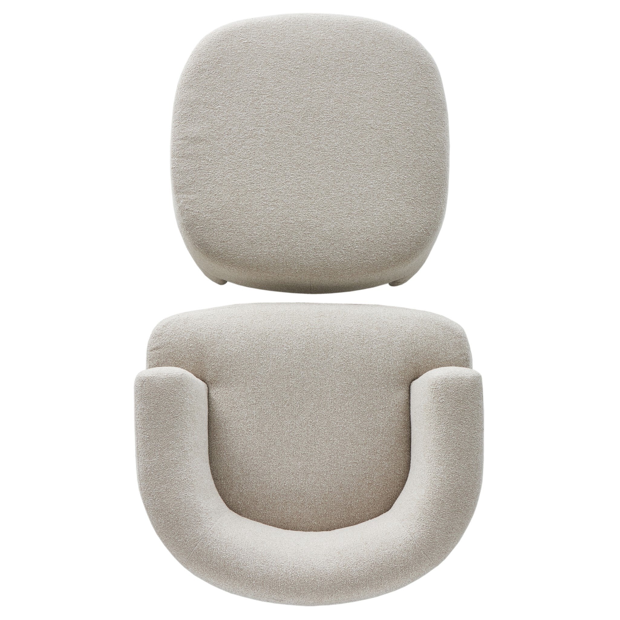 Olvera Chair W/ Ottoman