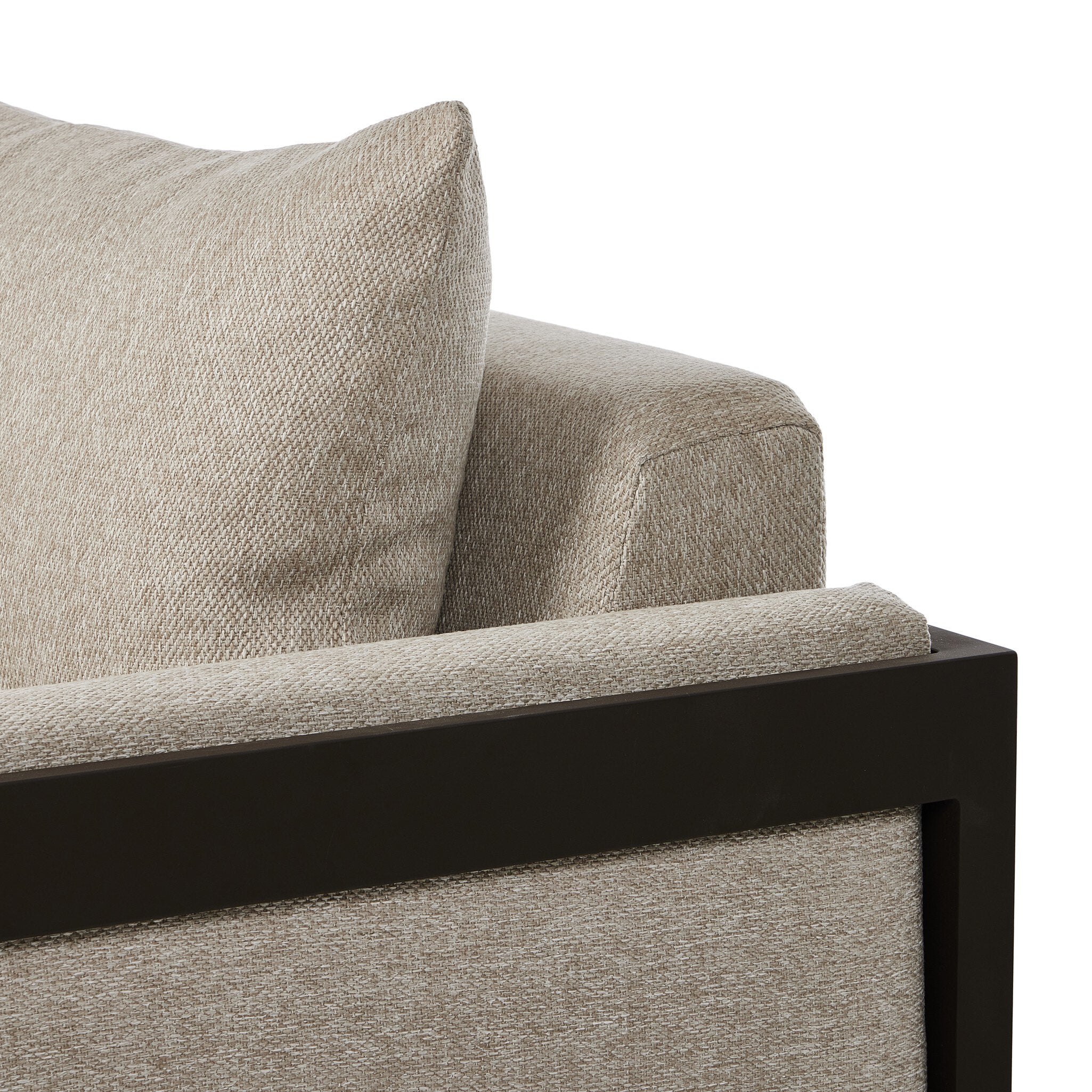 Chapman Outdoor Metal Sofa-106"