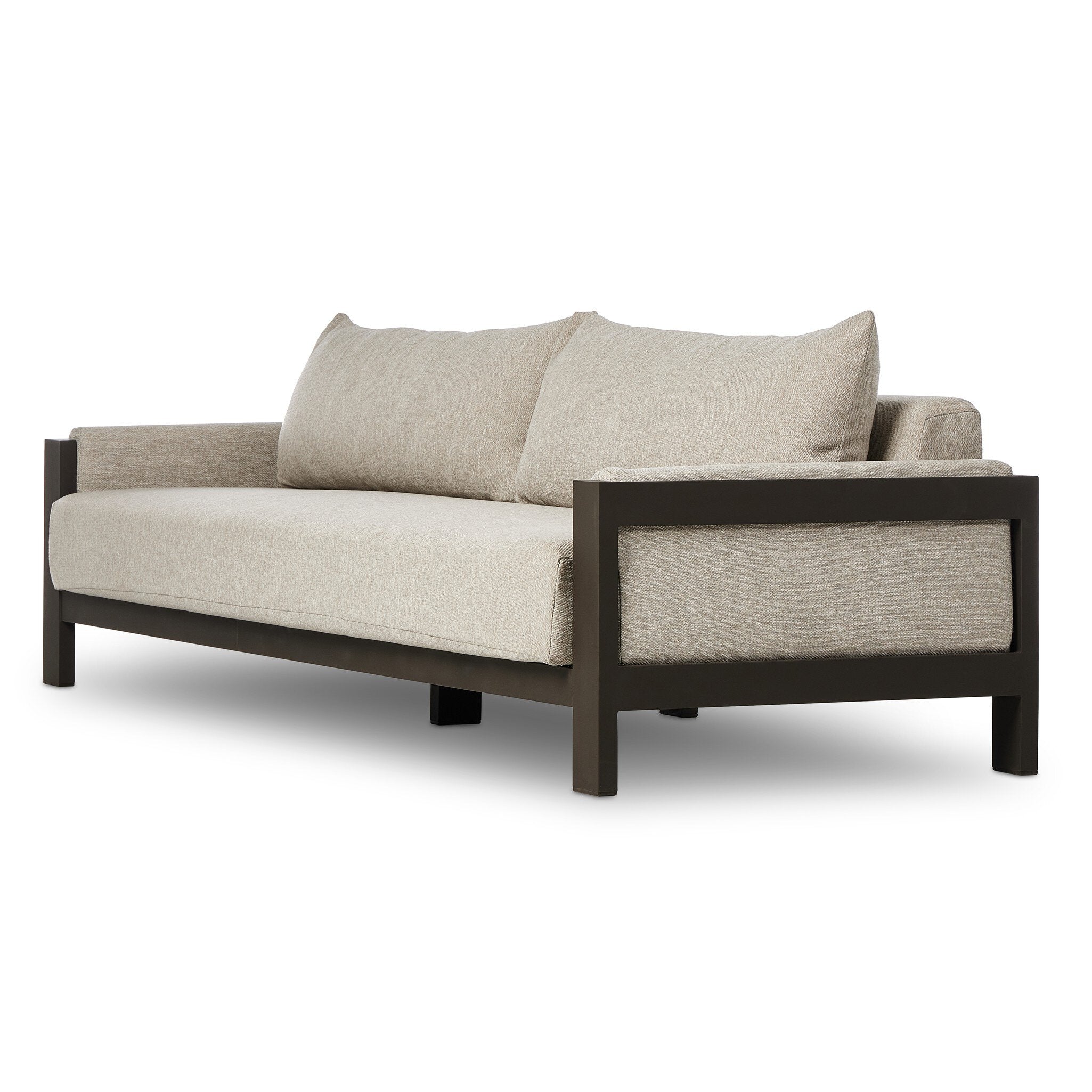 Chapman Outdoor Metal Sofa-106"