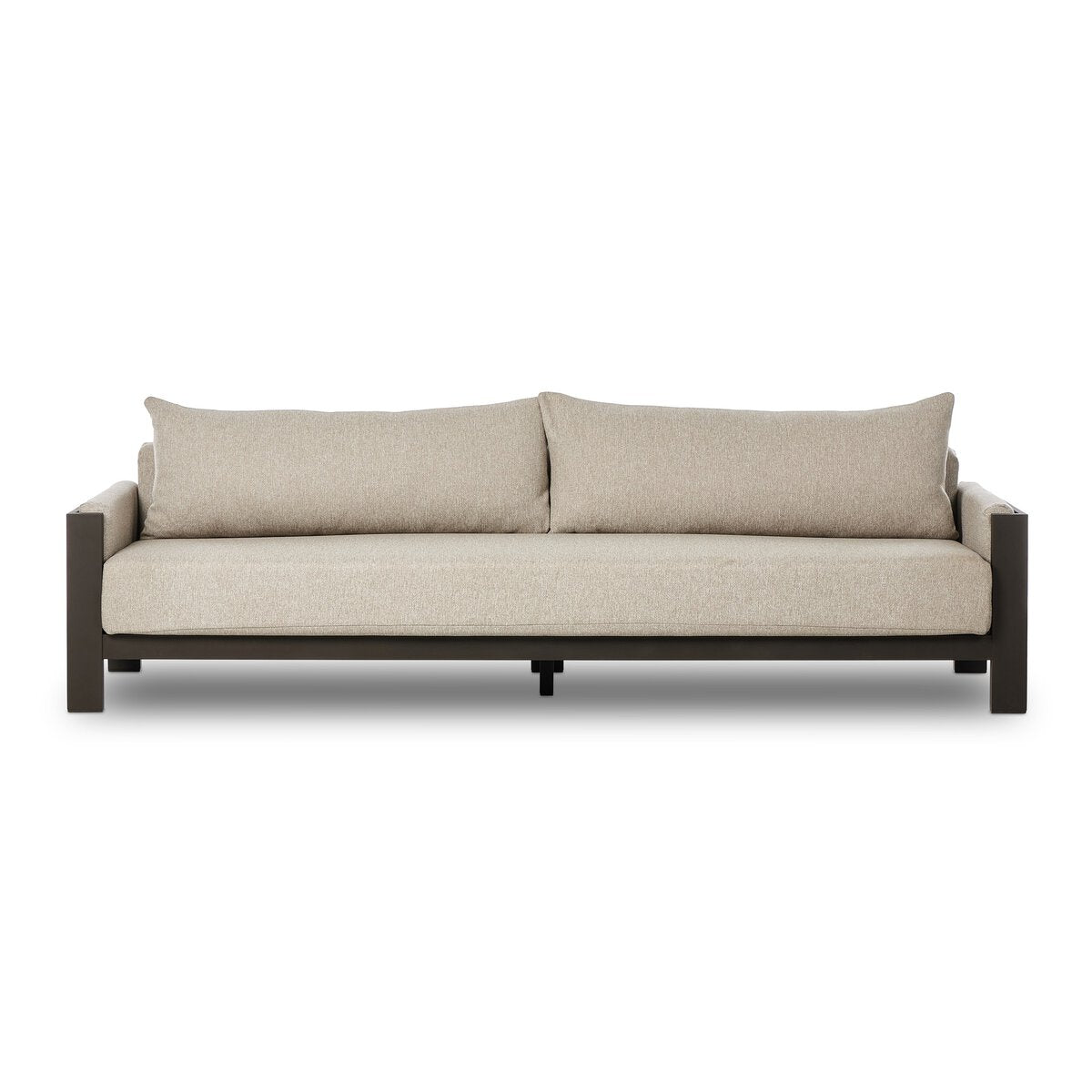 Chapman Outdoor Metal Sofa-106"