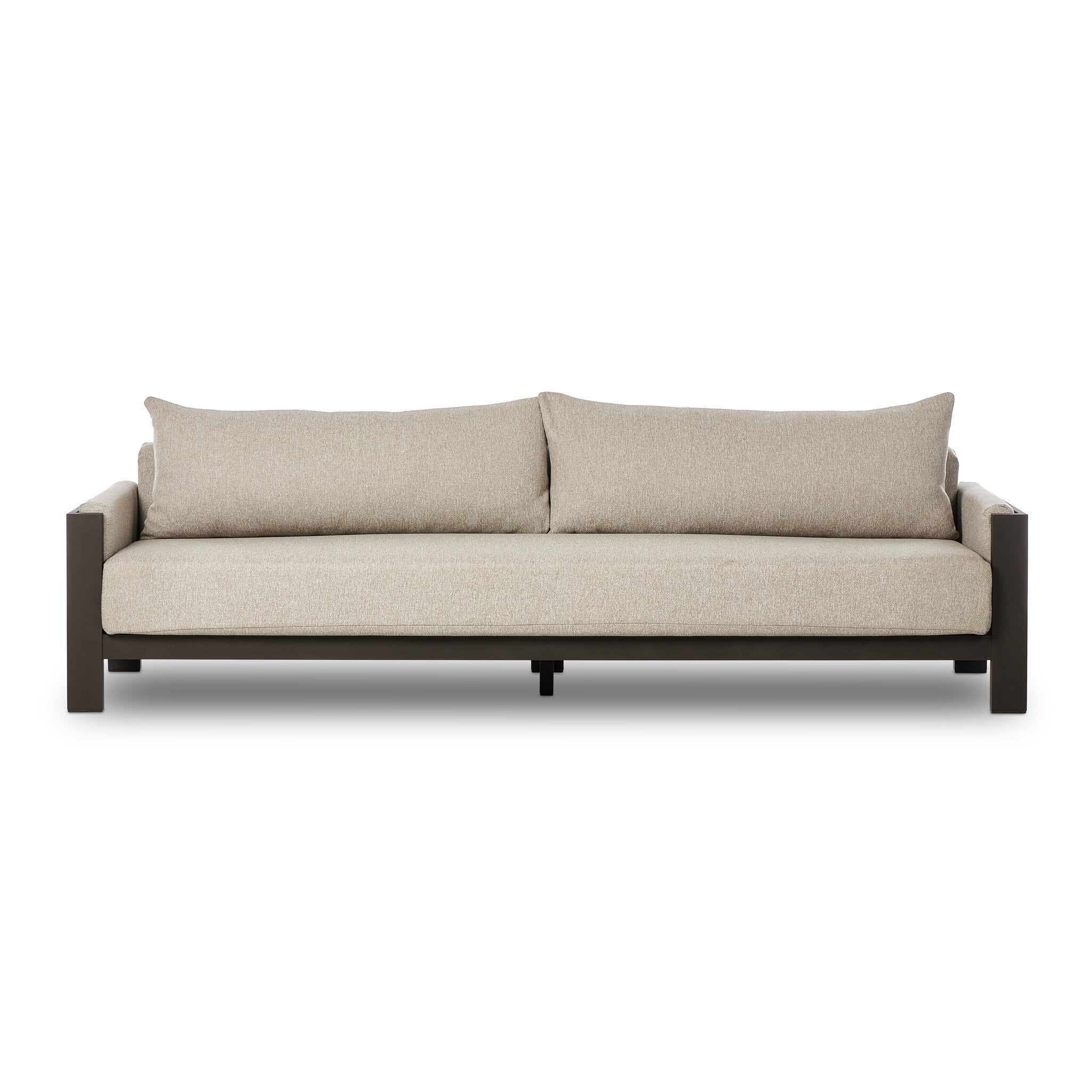 Chapman Outdoor Metal Sofa-106"
