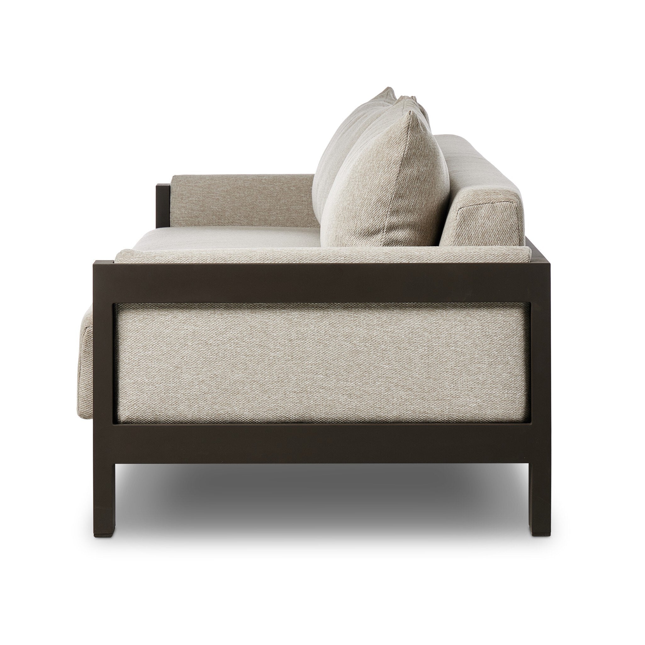 Chapman Outdoor Metal Sofa-106"