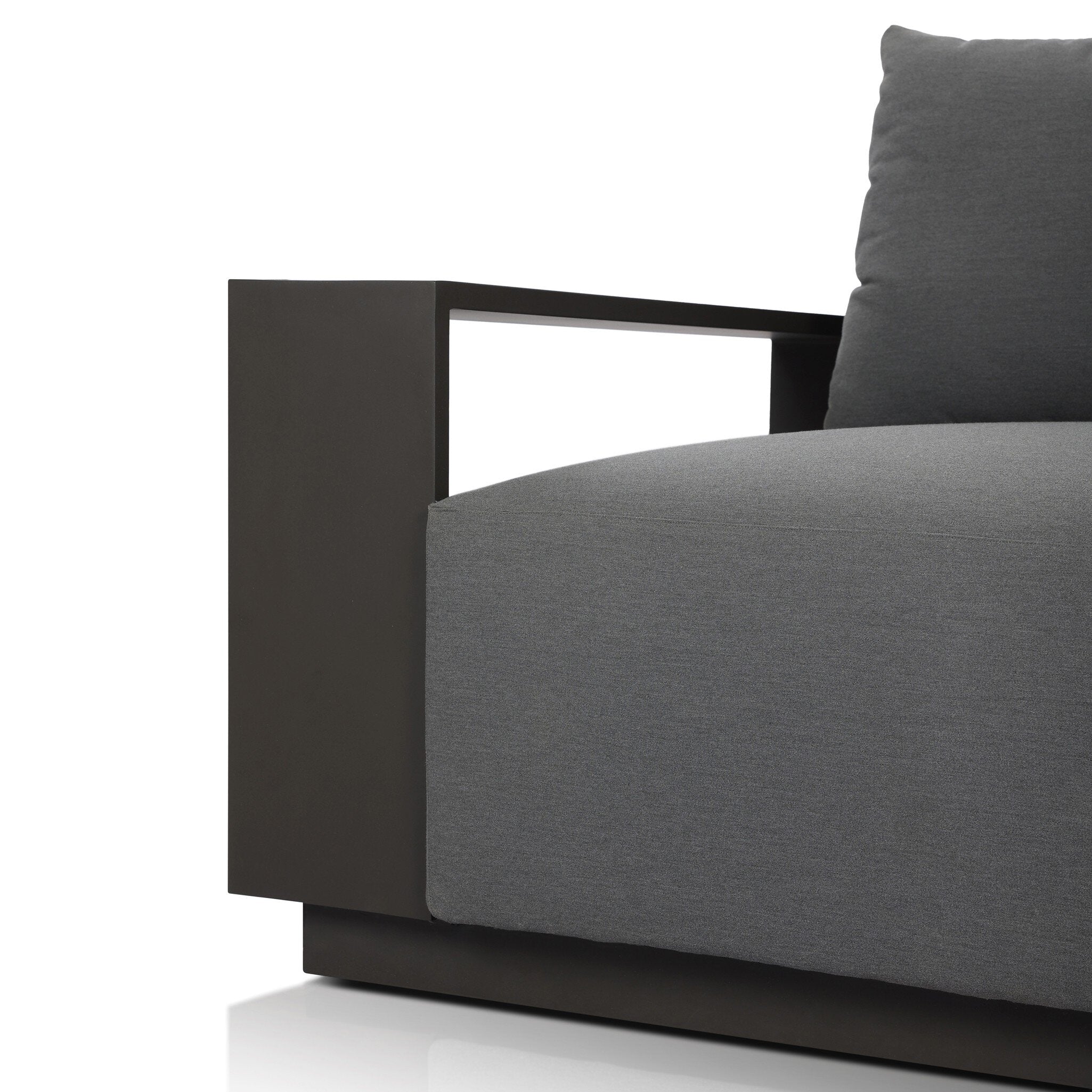 Branford Outdoor Metal Sofa-106"