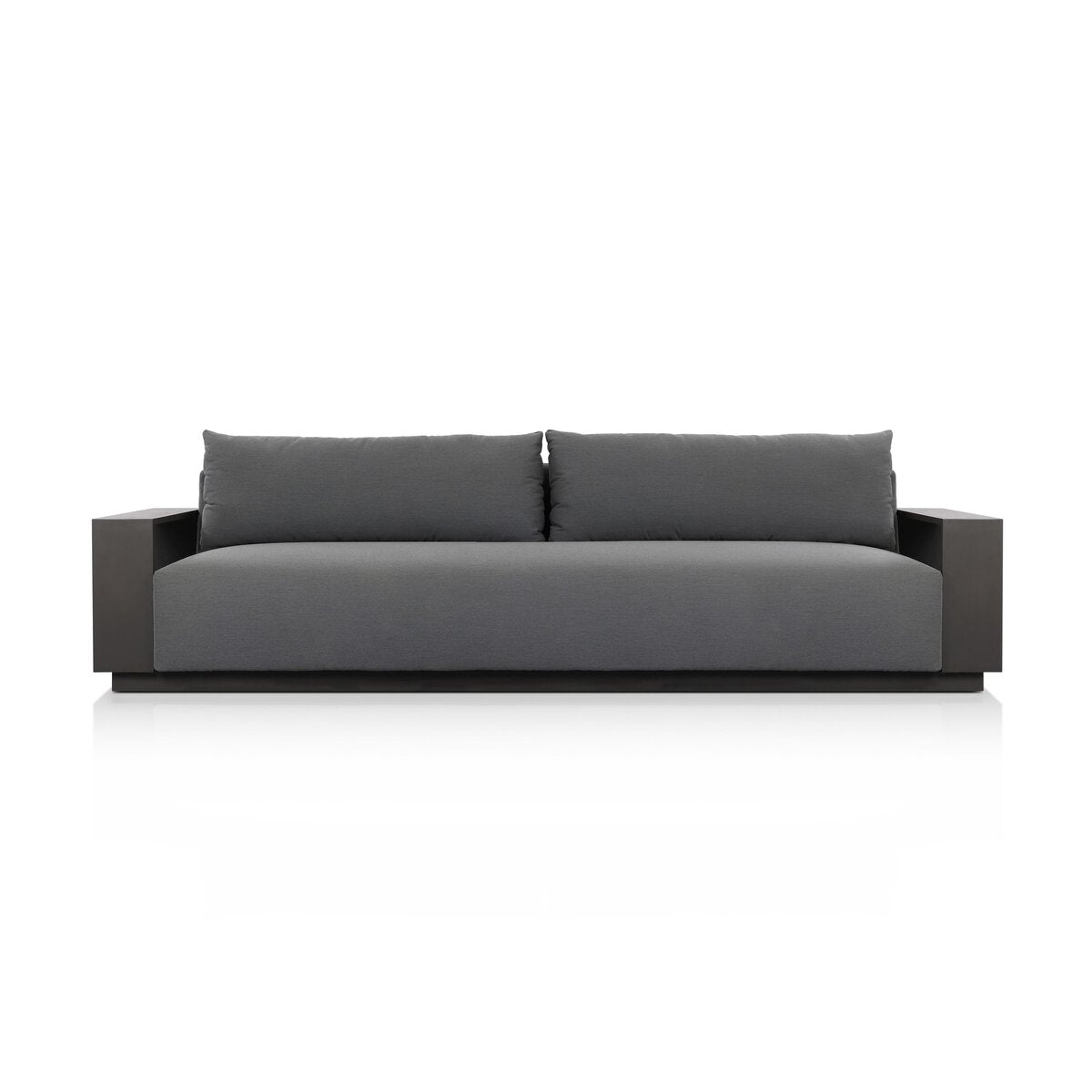 Branford Outdoor Metal Sofa-106"