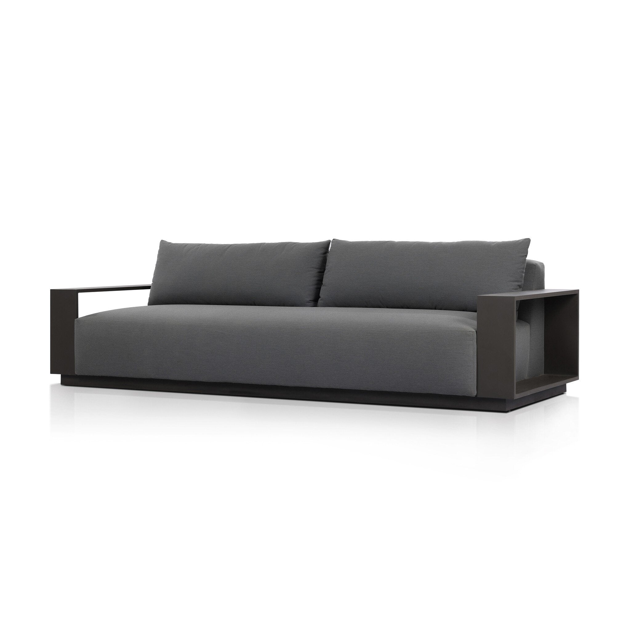 Branford Outdoor Metal Sofa-106"