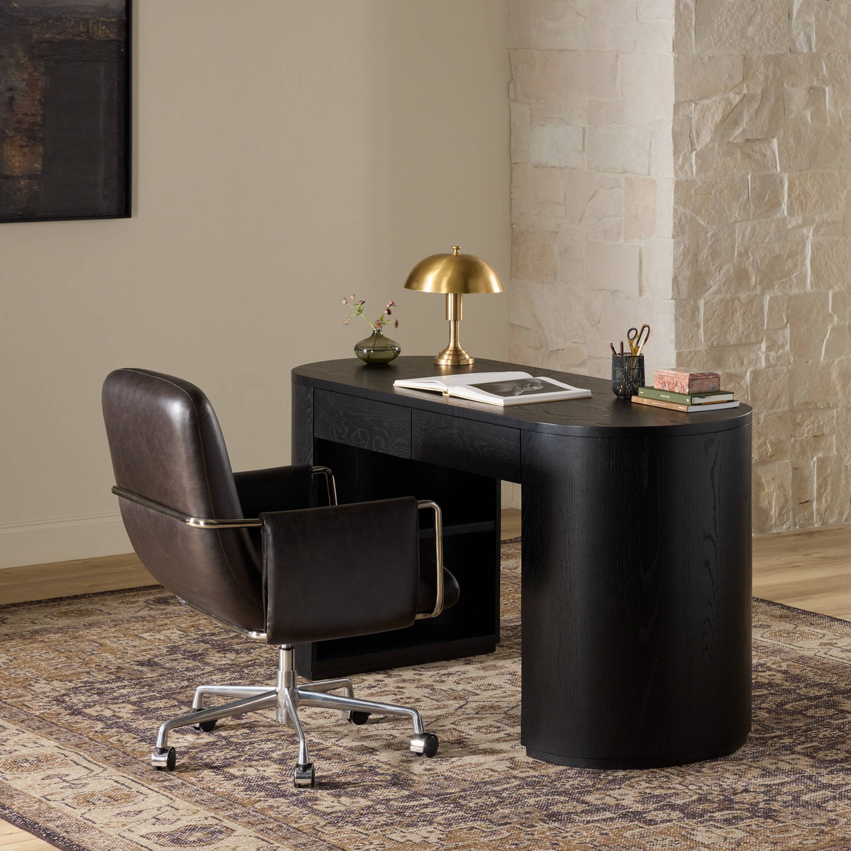 Sherman Lowback Desk Chair by Four Hands
