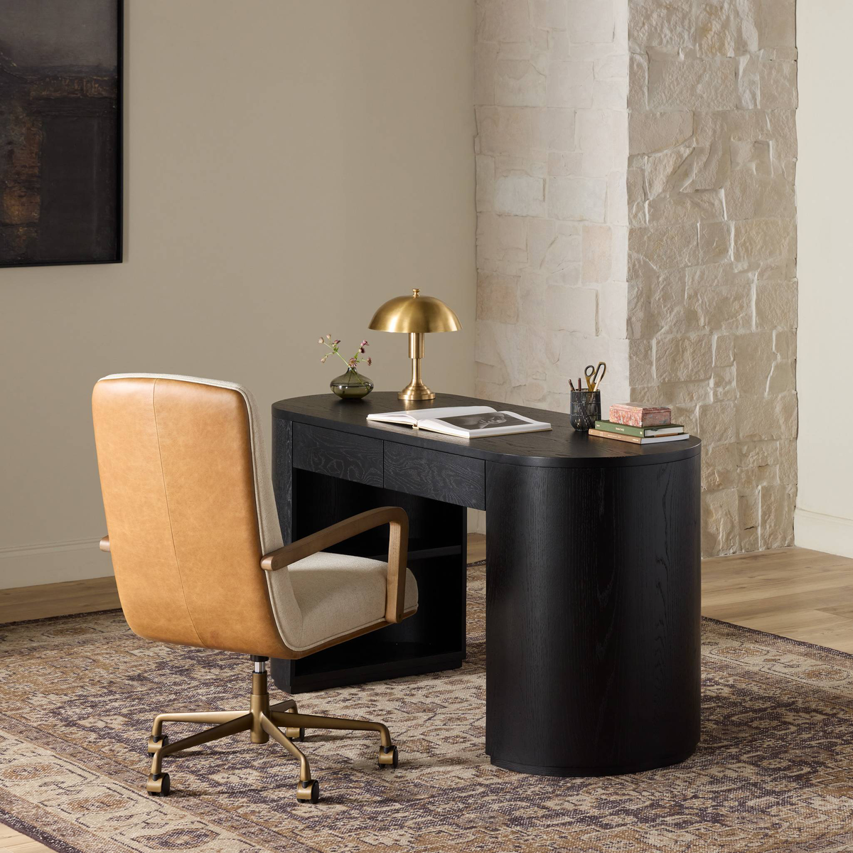 Timeo Desk Chair by Four Hands