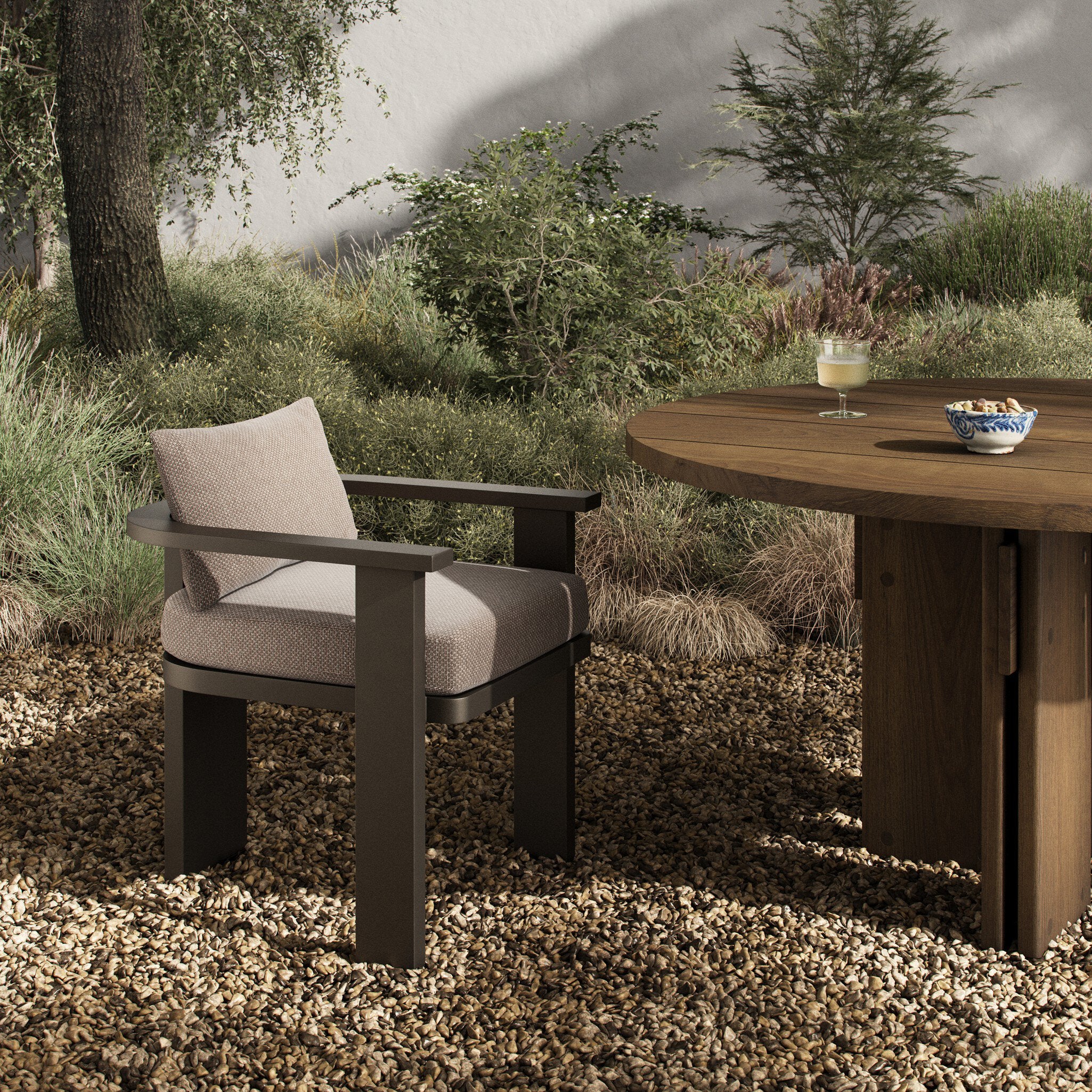 Tahana Outdoor Metal Dining Chair