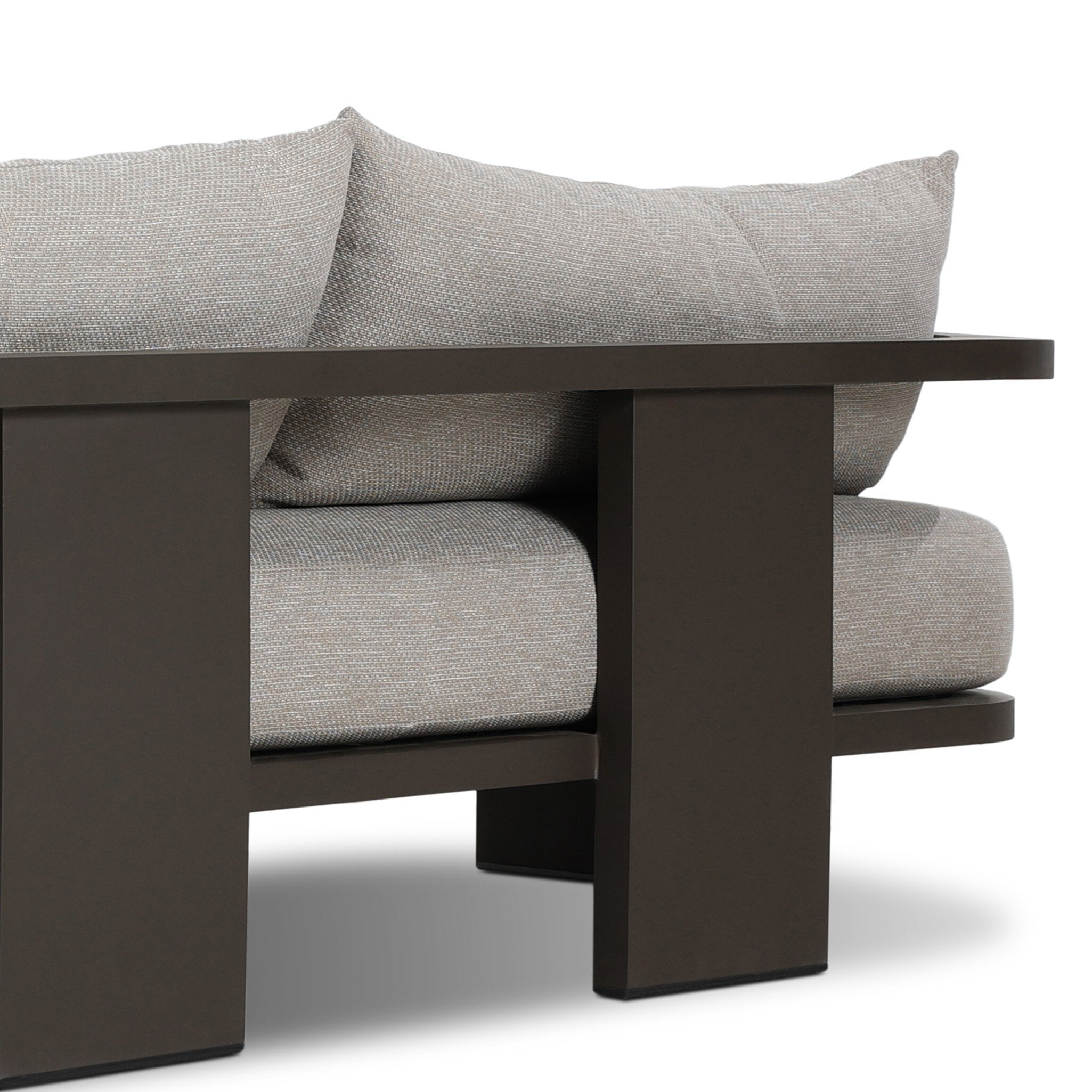 Tahana Outdoor Metal Sofa-96"