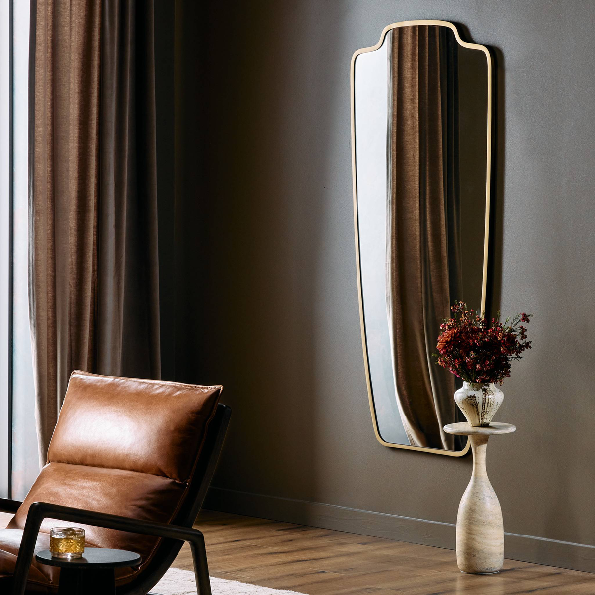 Vault Mirror by Four Hands