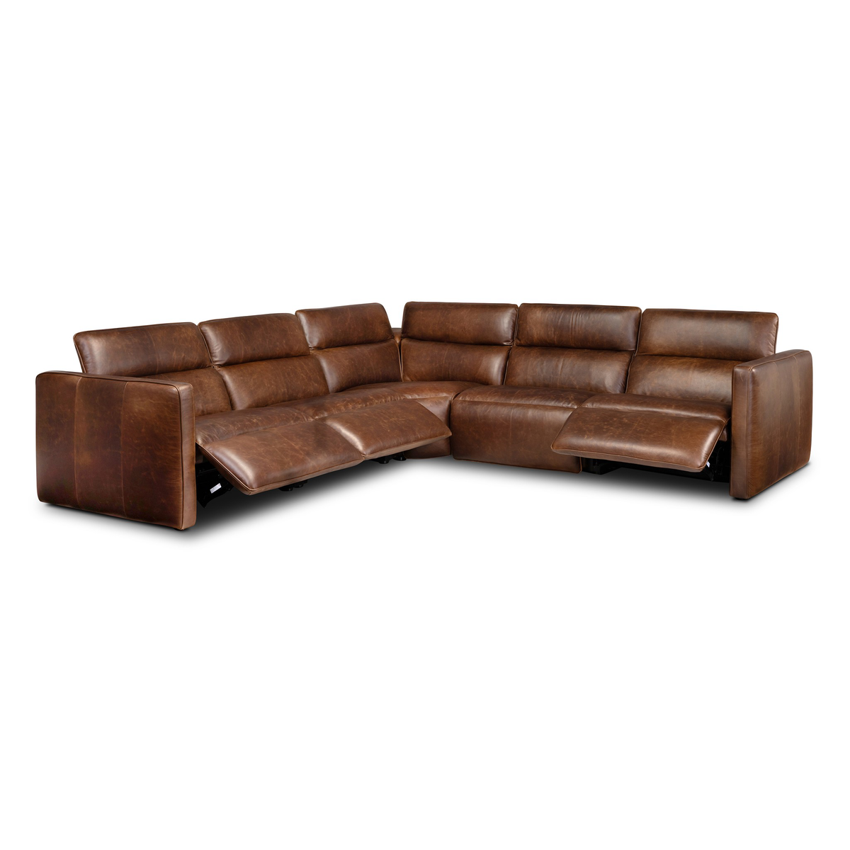 Kenlee Power Recliner 5Pc Sectional