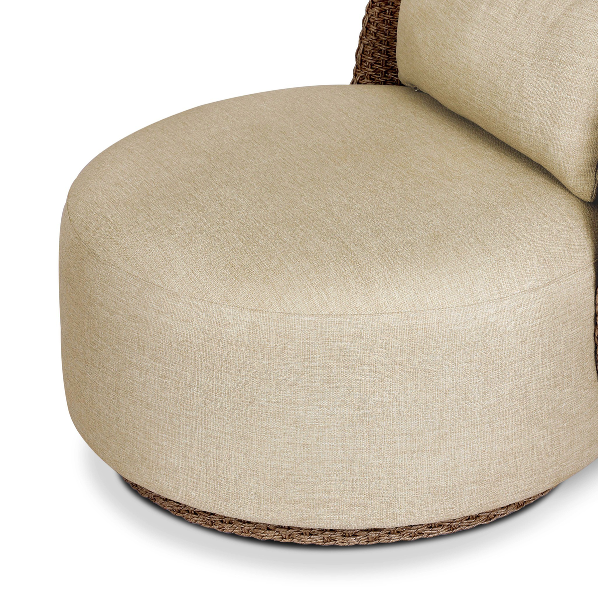 Quaid Outdoor Woven Swivel Chair