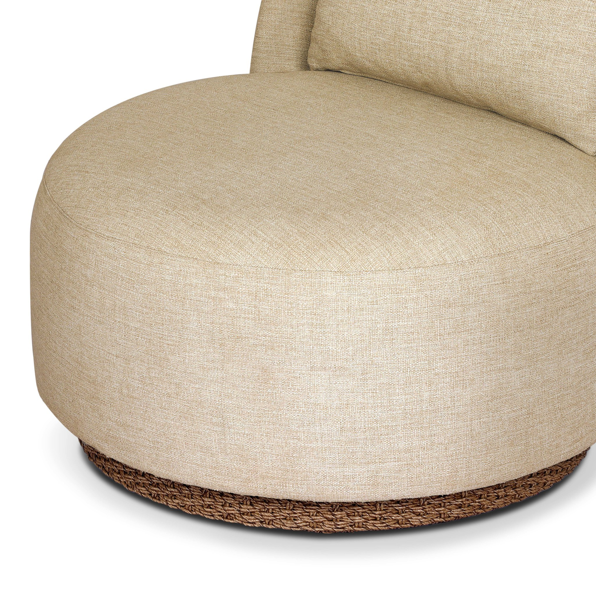 Quaid Outdoor Upholstered Swivel Chair