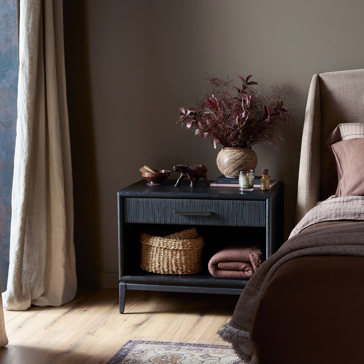 Rosenell Open Nightstand