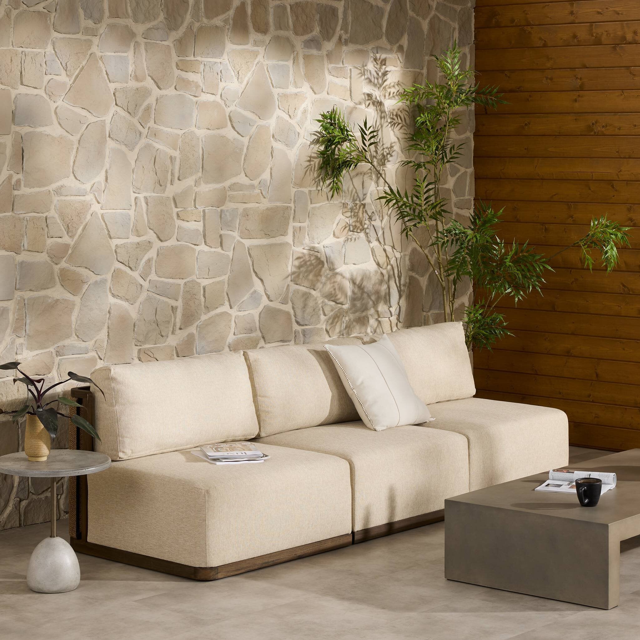 Brio Outdoor 3 Pc Sectional