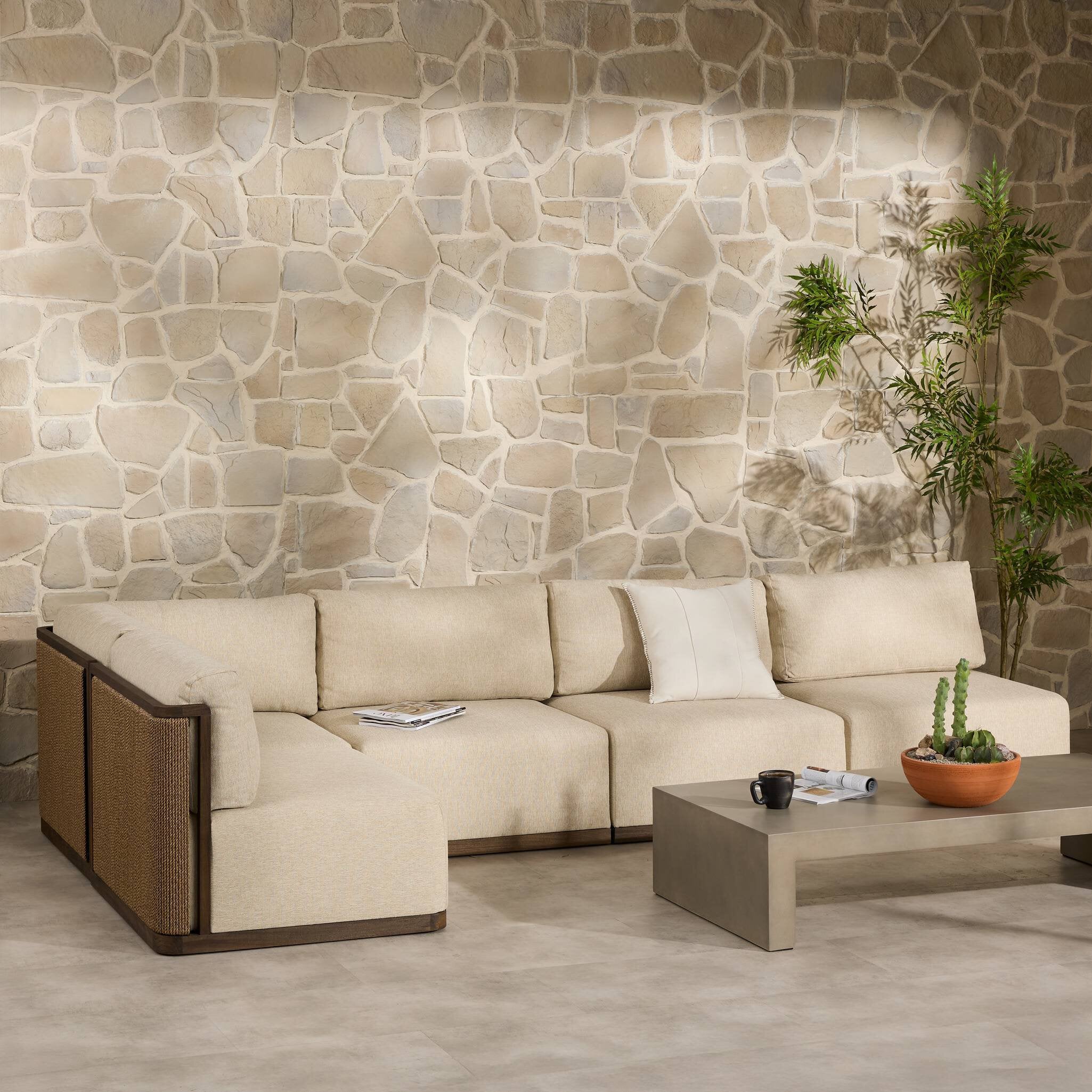 Brio Outdoor 5 Pc Sectional