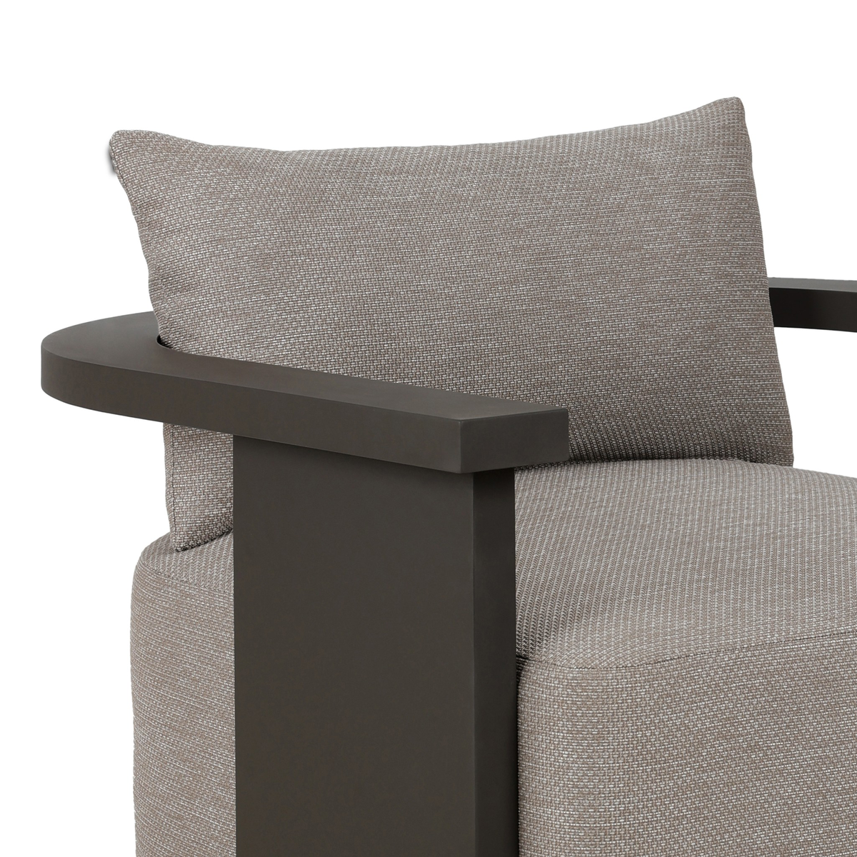 Tahana Outdoor Metal Swivel Chair