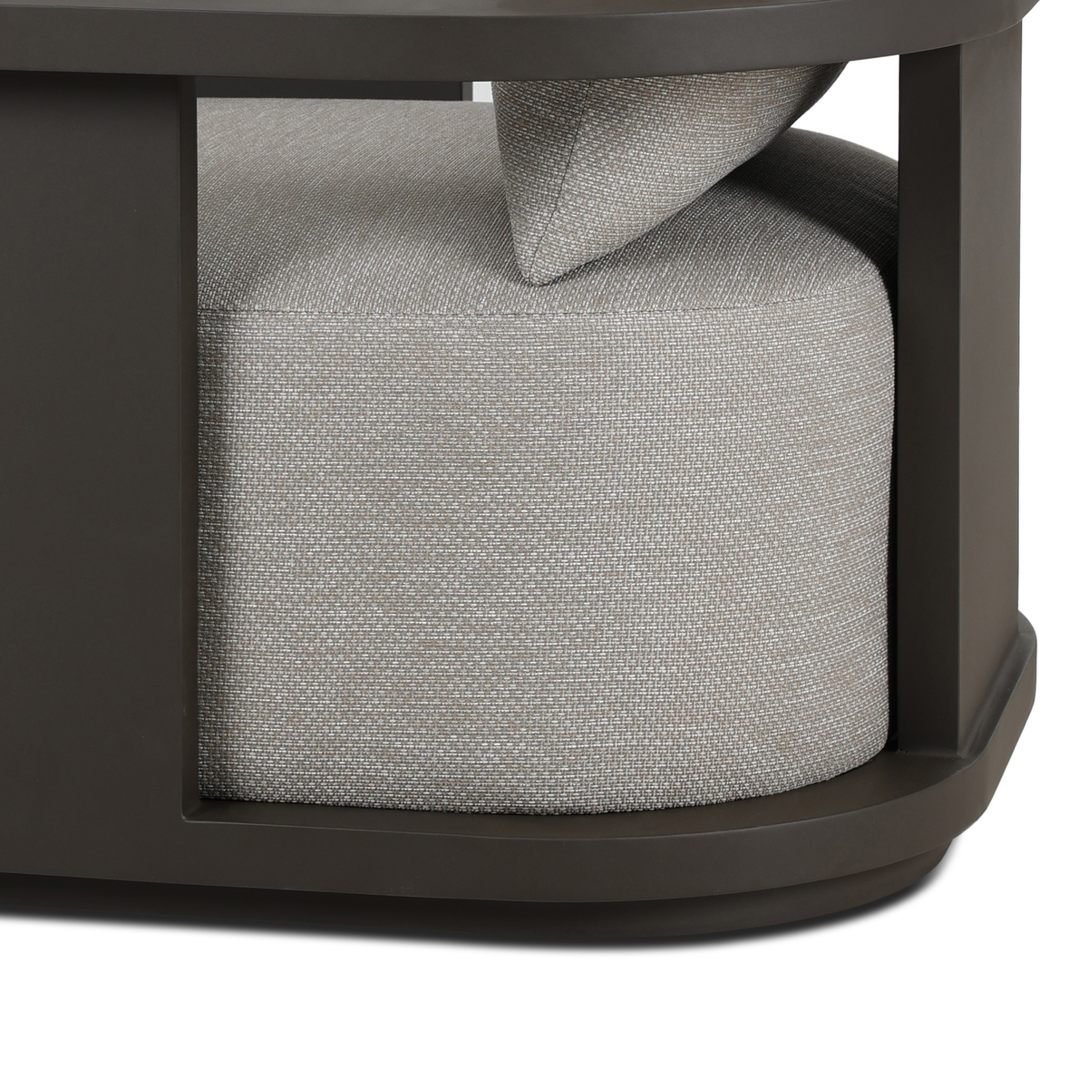 Tahana Outdoor Metal Swivel Chair